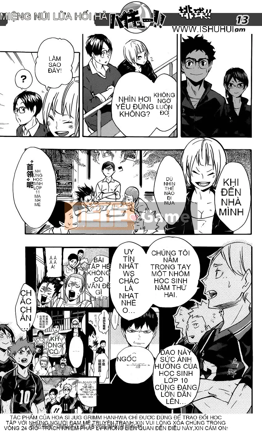 Cậu bé bóng chuyền Chương 118