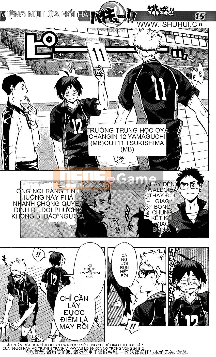 Cậu bé bóng chuyền Chương 119