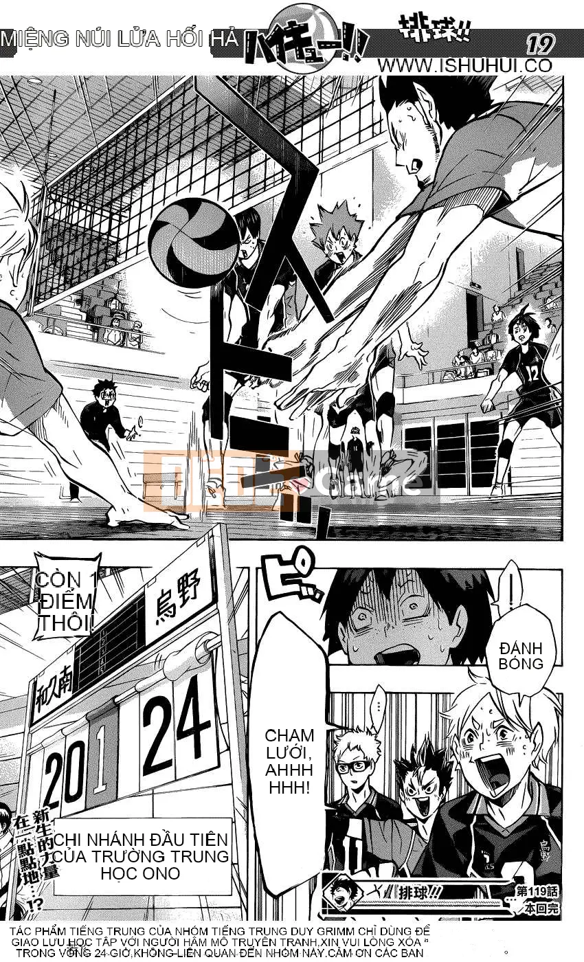 Cậu bé bóng chuyền Chương 119