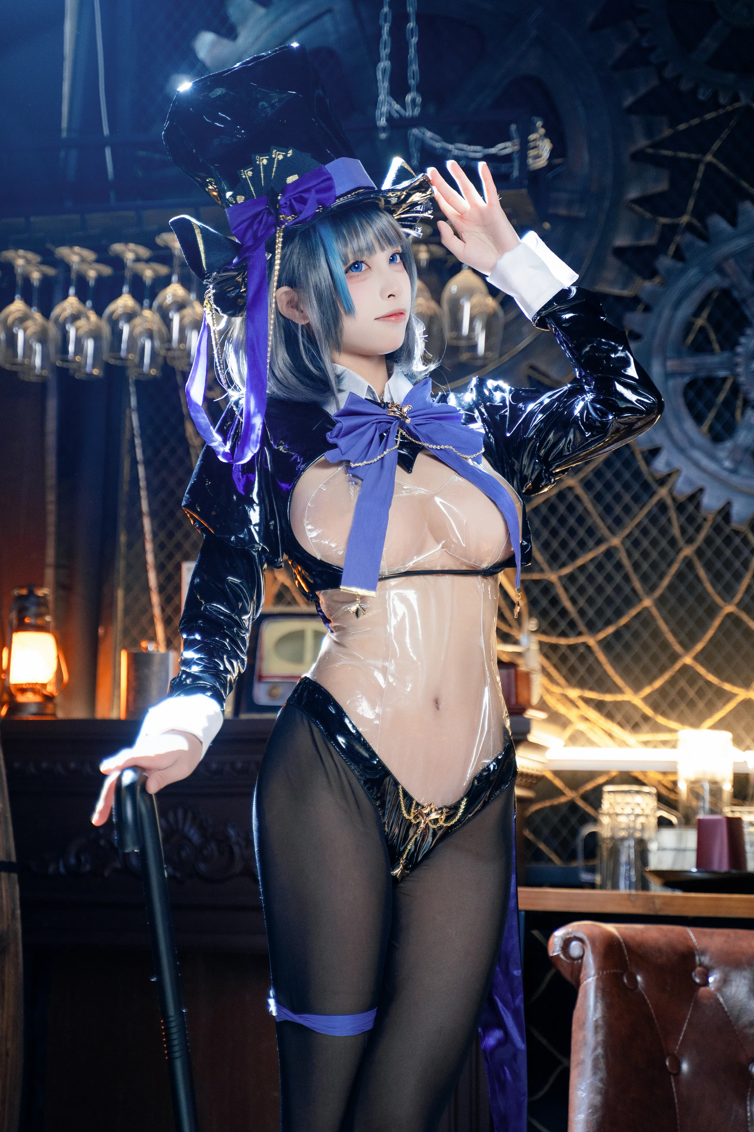 Không khỏa thân, Bunny Girl, Azurian Route, Cheshire, Black Wires
