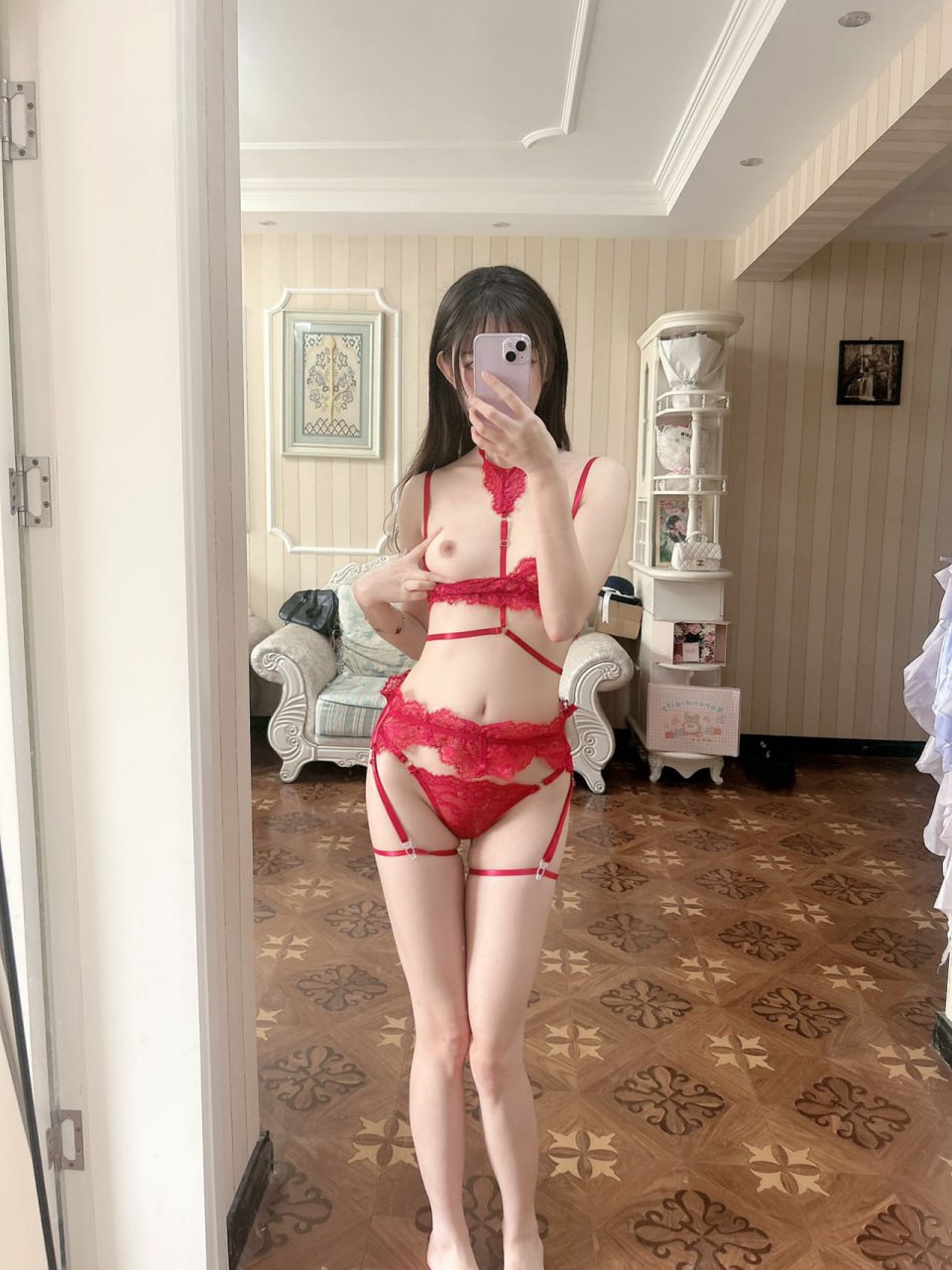 Cat Xiaoxian-Red Sexy ren