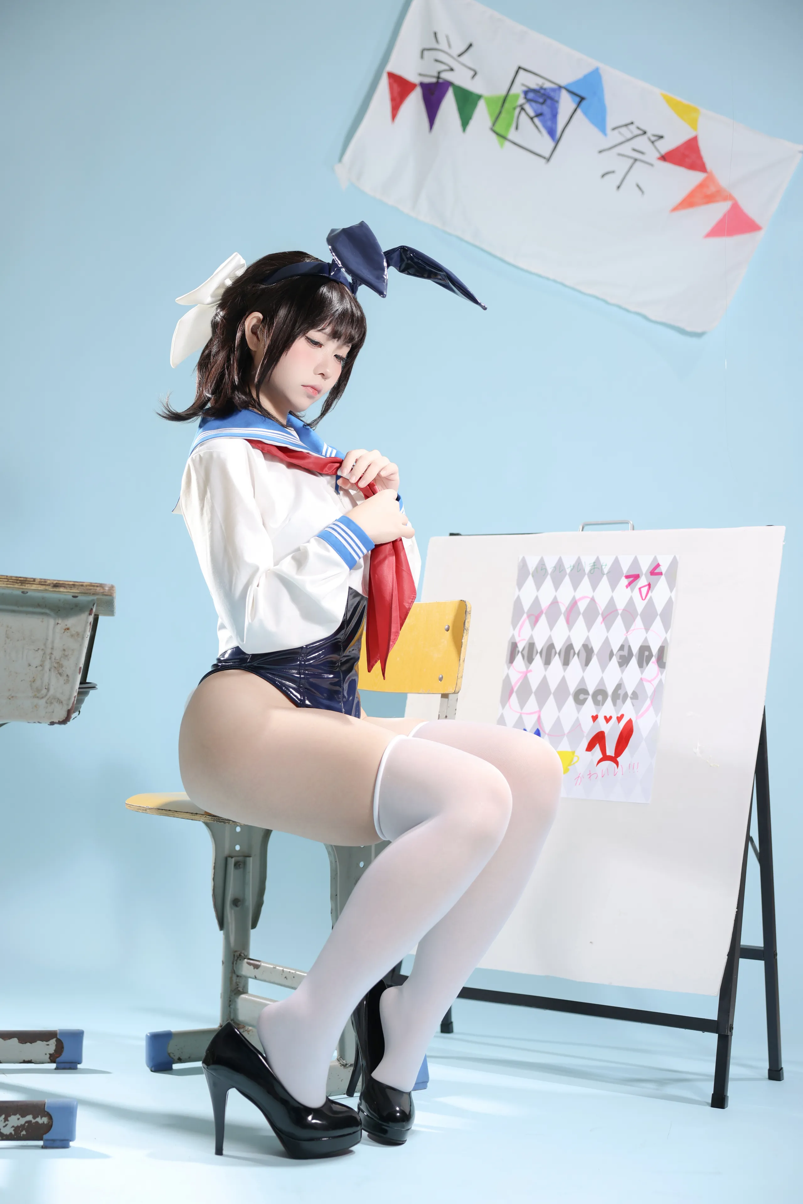 [G44 sẽ không bị thương] Thủy thủ váy Bunny Girl