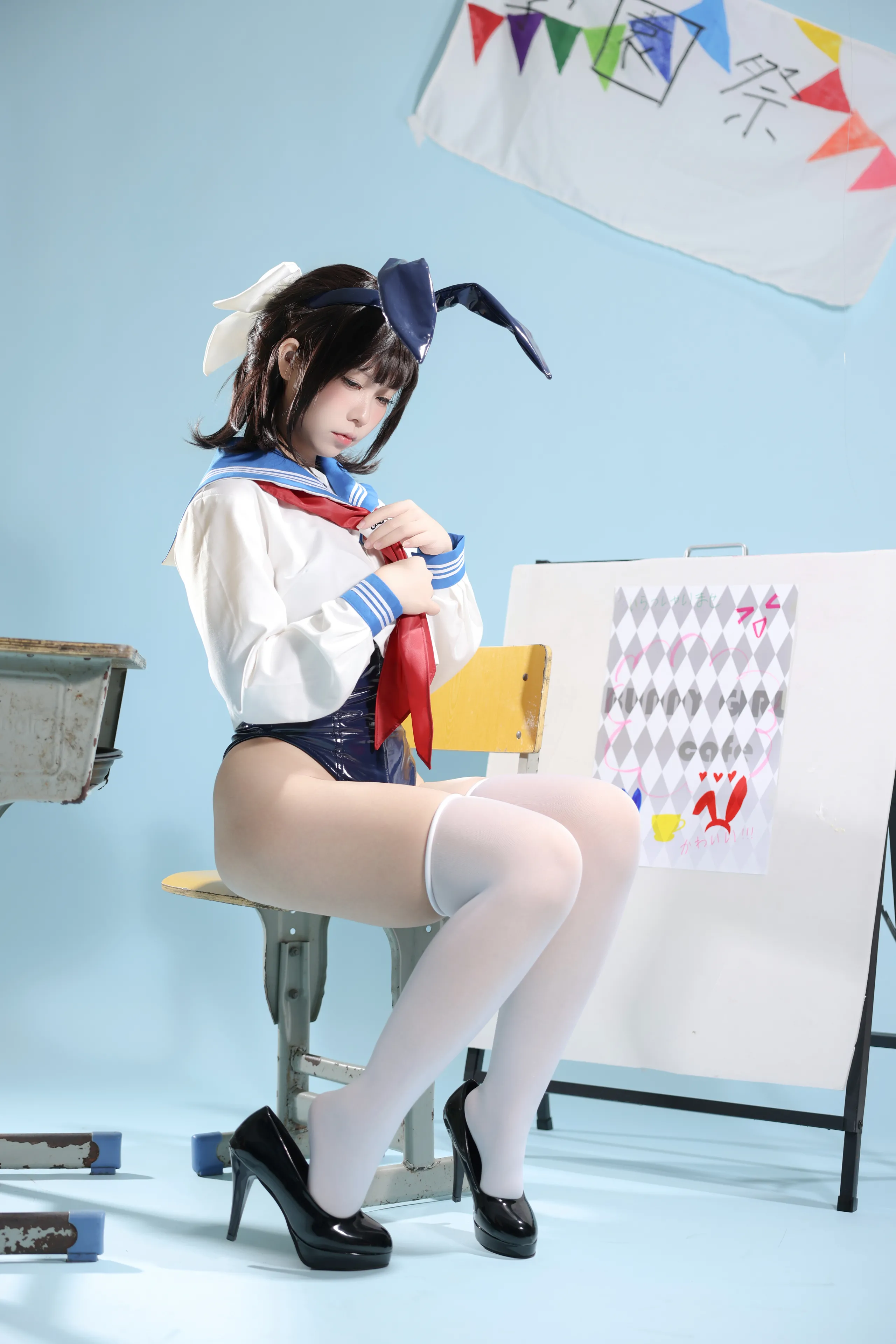 [G44 sẽ không bị thương] Thủy thủ váy Bunny Girl