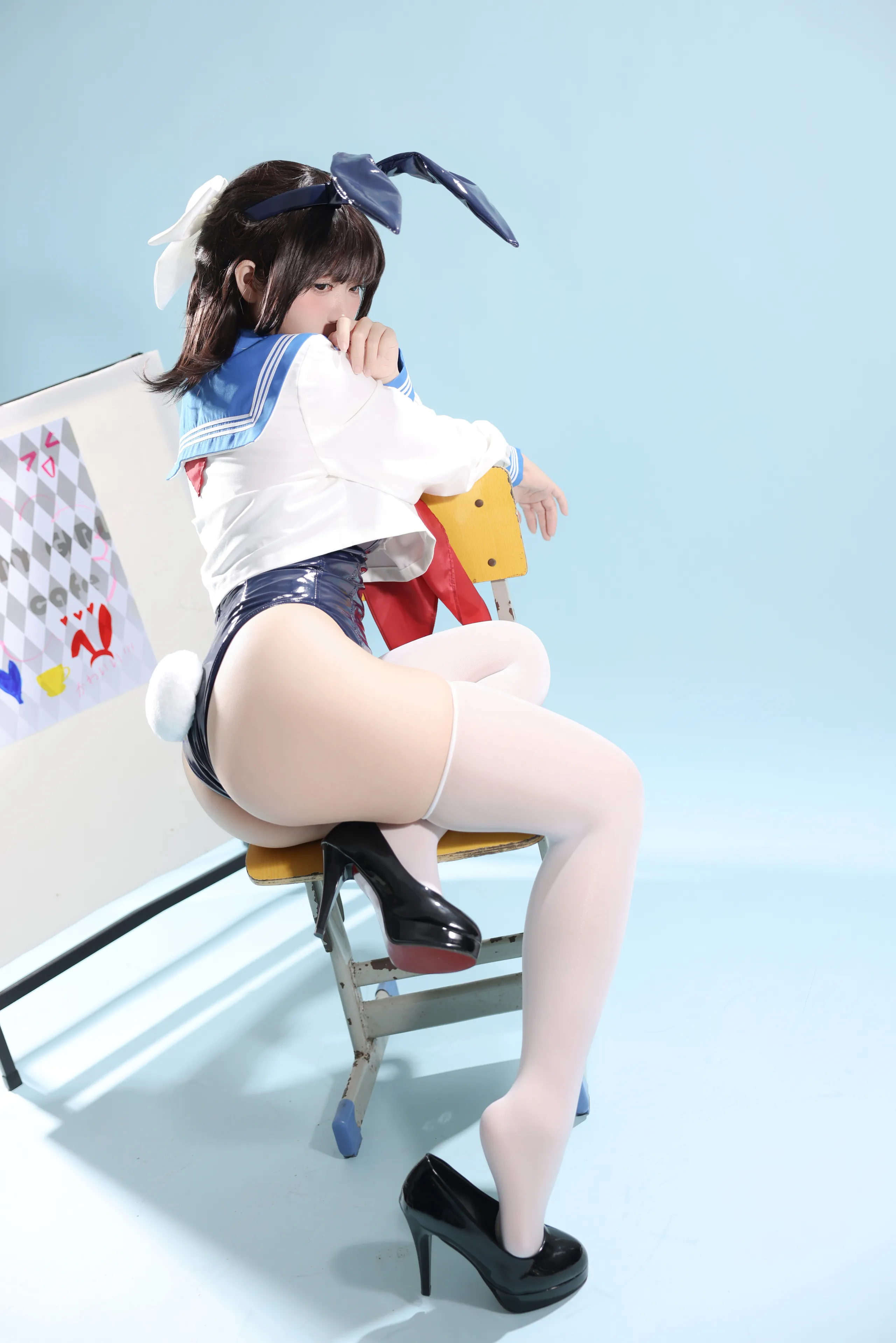 [G44 sẽ không bị thương] Thủy thủ váy Bunny Girl