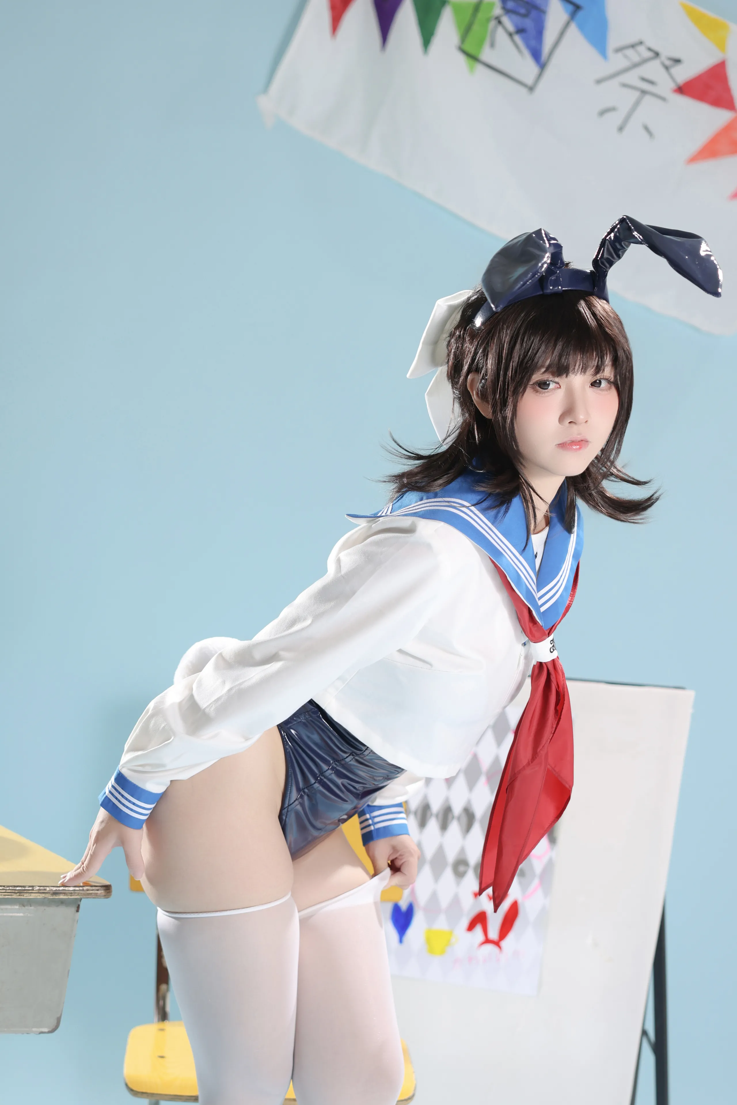 [G44 sẽ không bị thương] Thủy thủ váy Bunny Girl