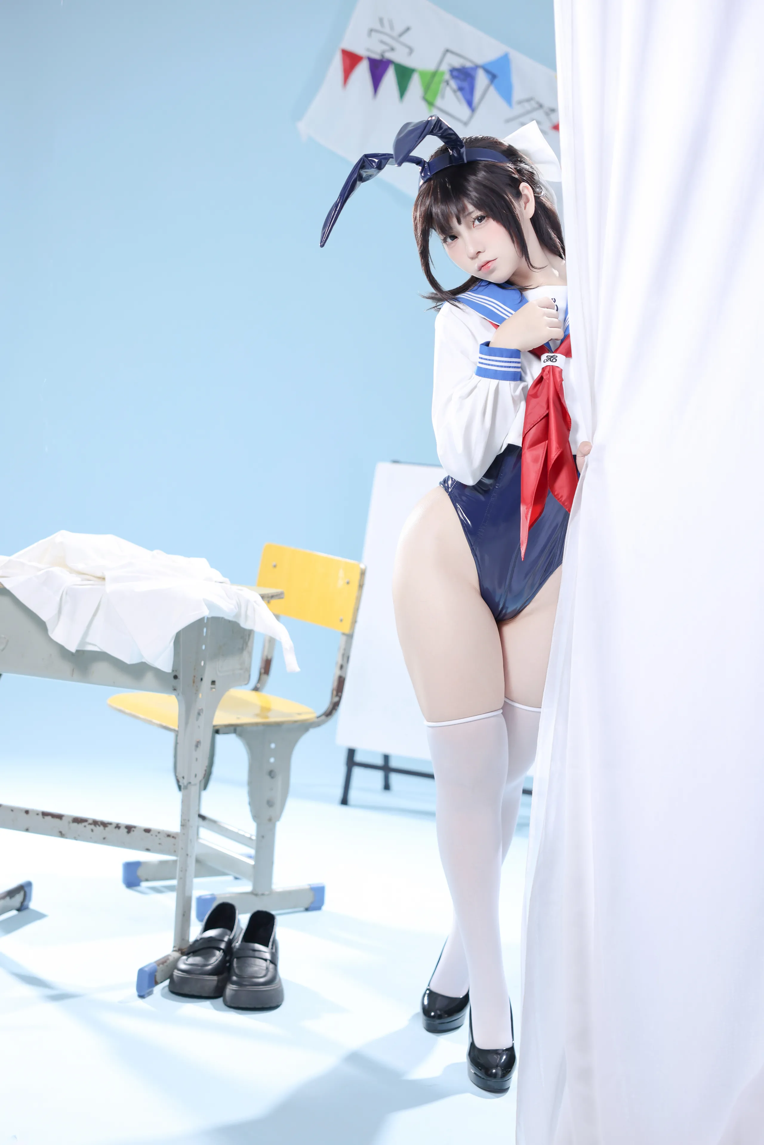 [G44 sẽ không bị thương] Thủy thủ váy Bunny Girl