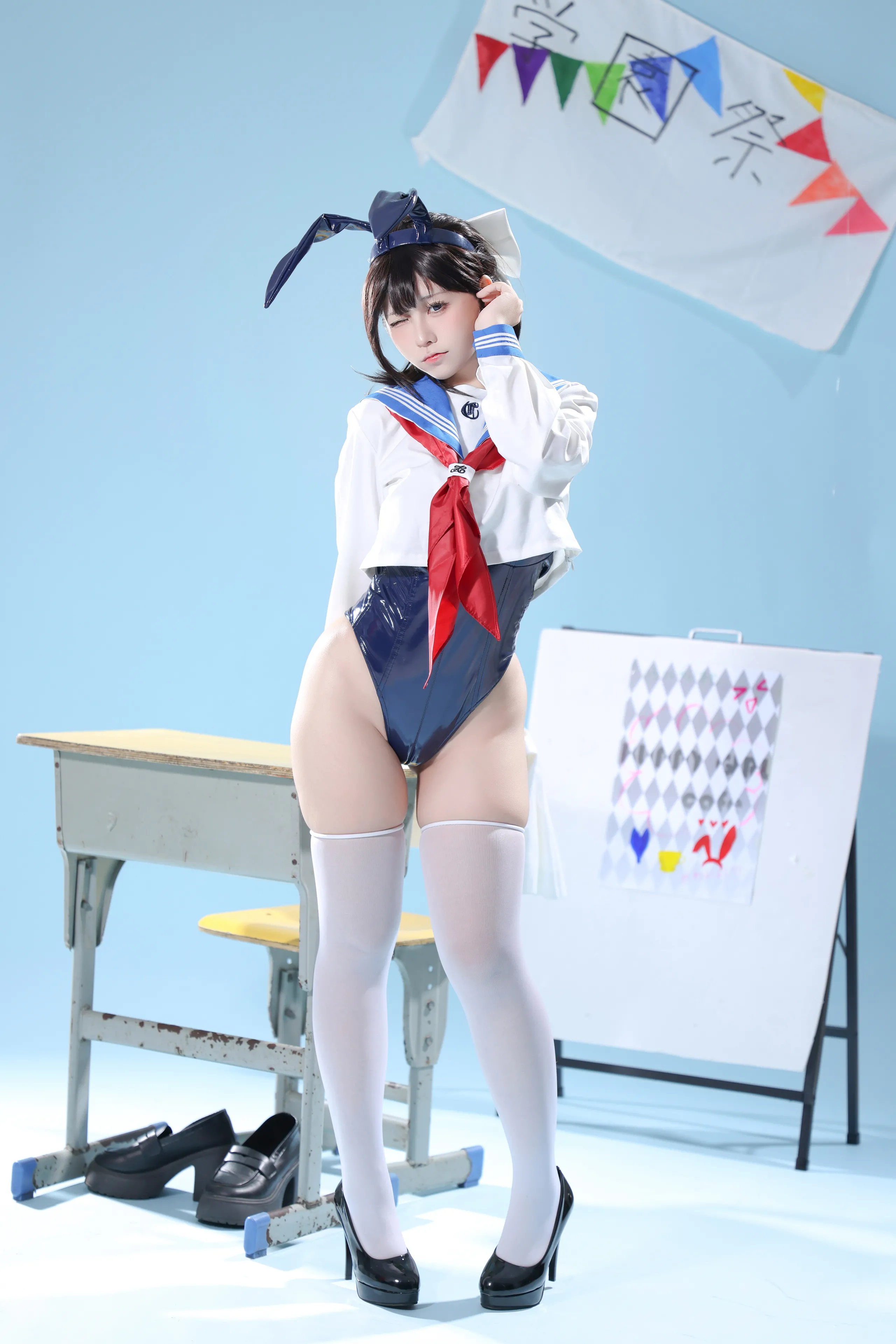 [G44 sẽ không bị thương] Thủy thủ váy Bunny Girl