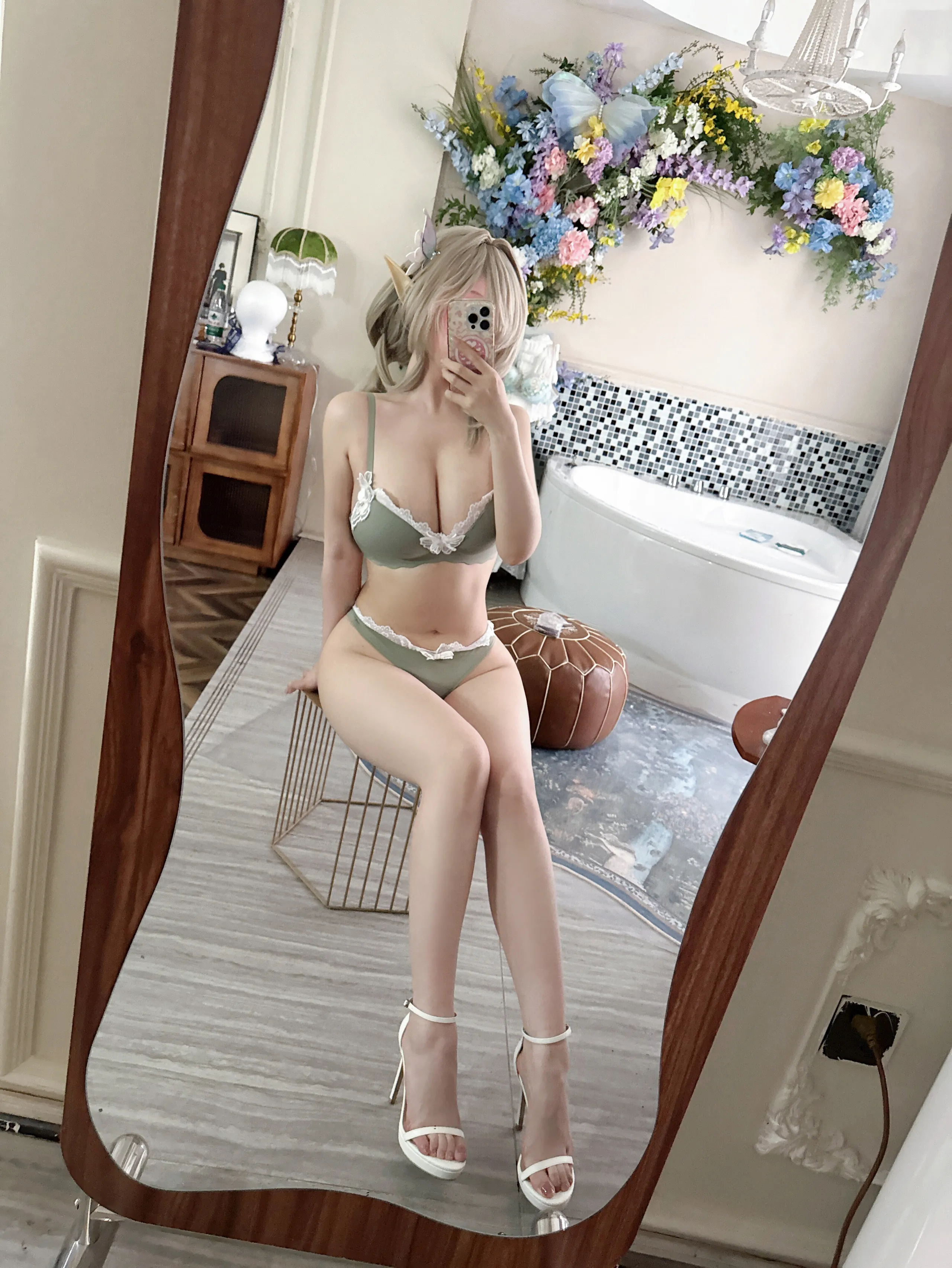 Rioko Ryoko - Azur Blue Route Seven Underwear