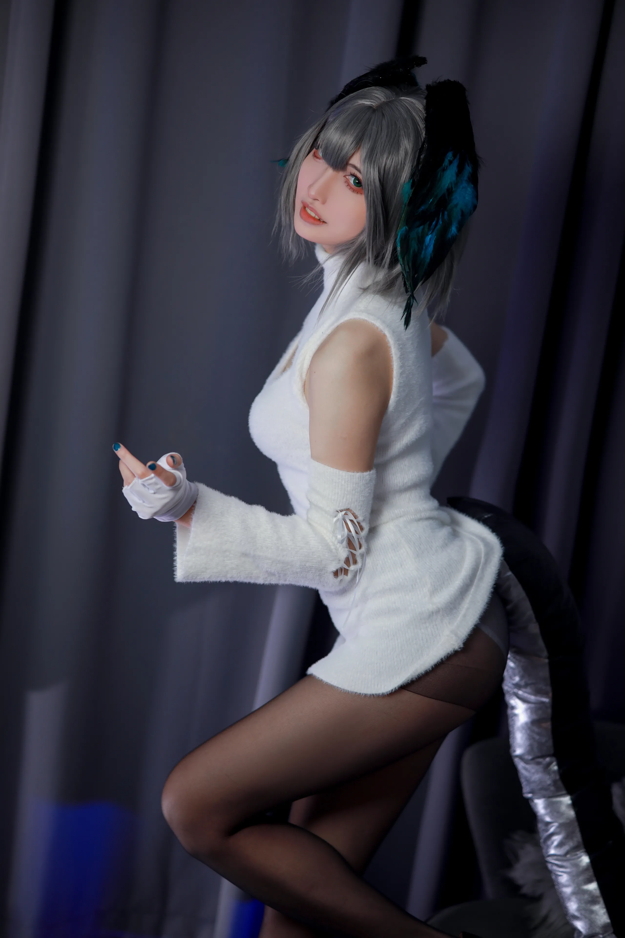 Yamazaki Reina - Áo len thẳng đứng của Arknights Holhaiya