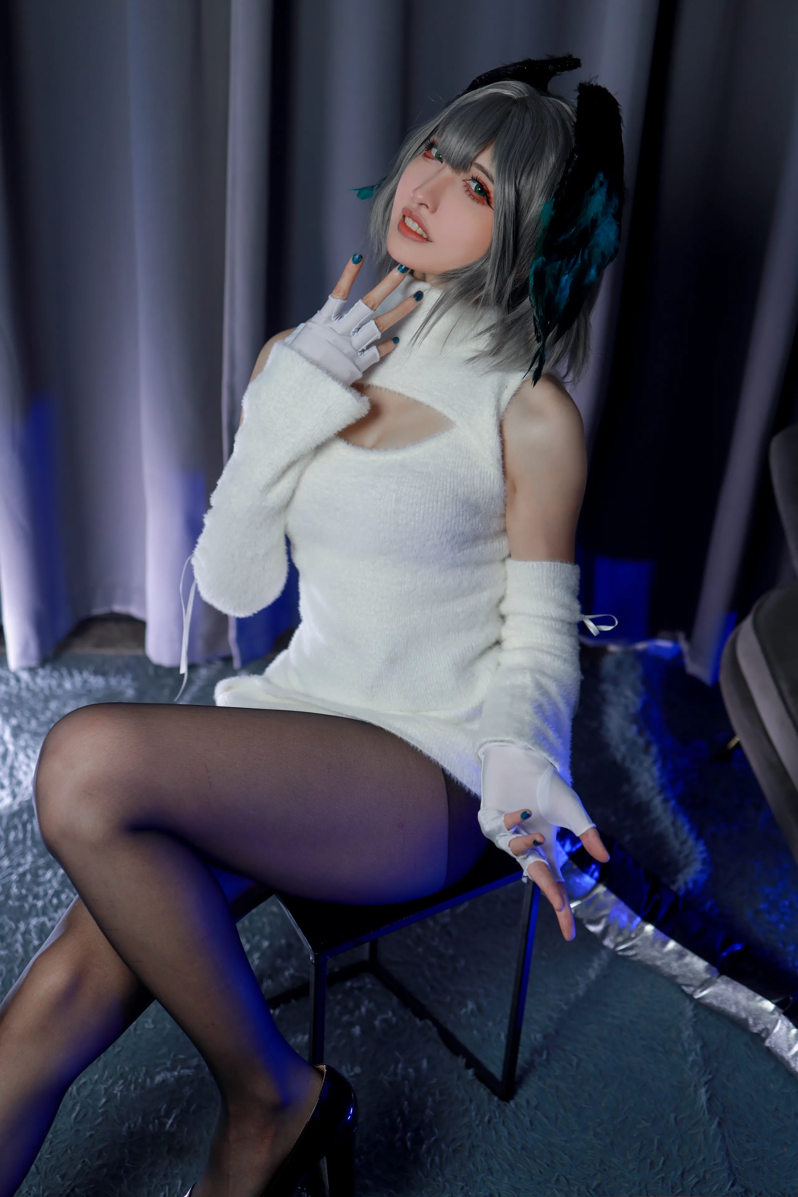 Yamazaki Reina - Áo len thẳng đứng của Arknights Holhaiya