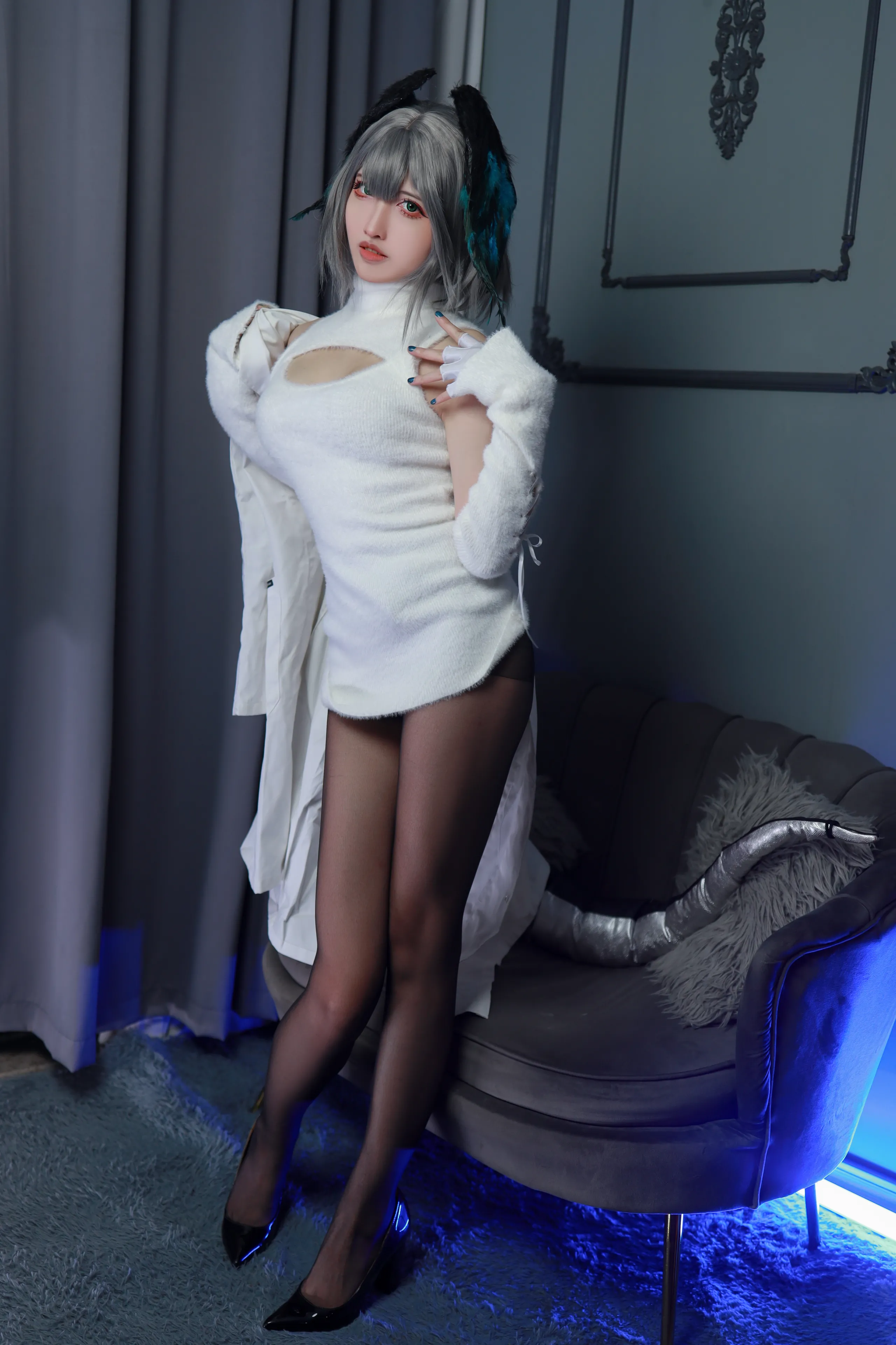 Yamazaki Reina - Áo len thẳng đứng của Arknights Holhaiya