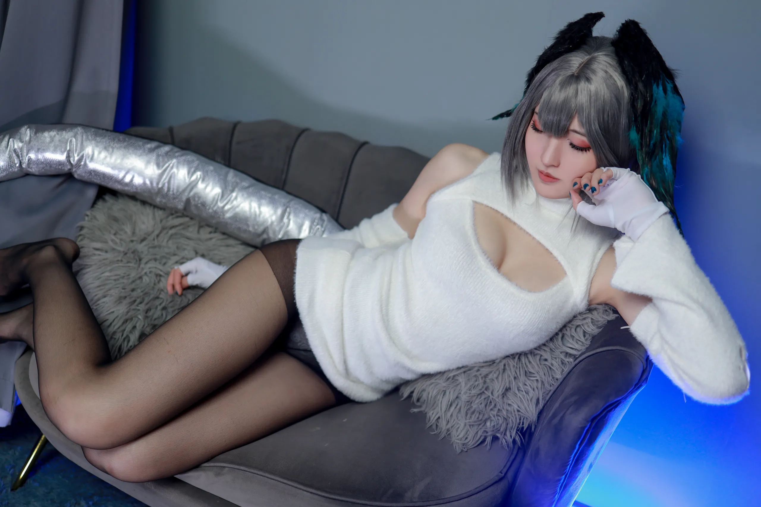 Yamazaki Reina - Áo len thẳng đứng của Arknights Holhaiya