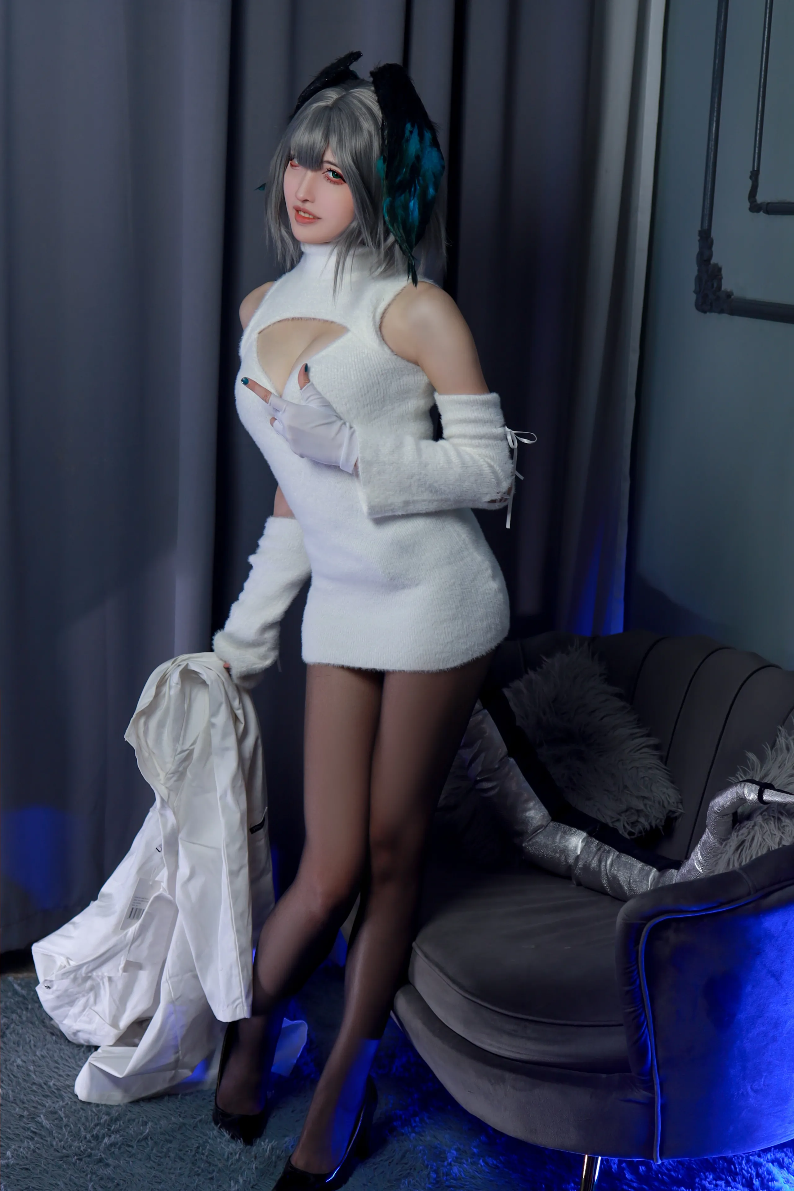 Yamazaki Reina - Áo len thẳng đứng của Arknights Holhaiya