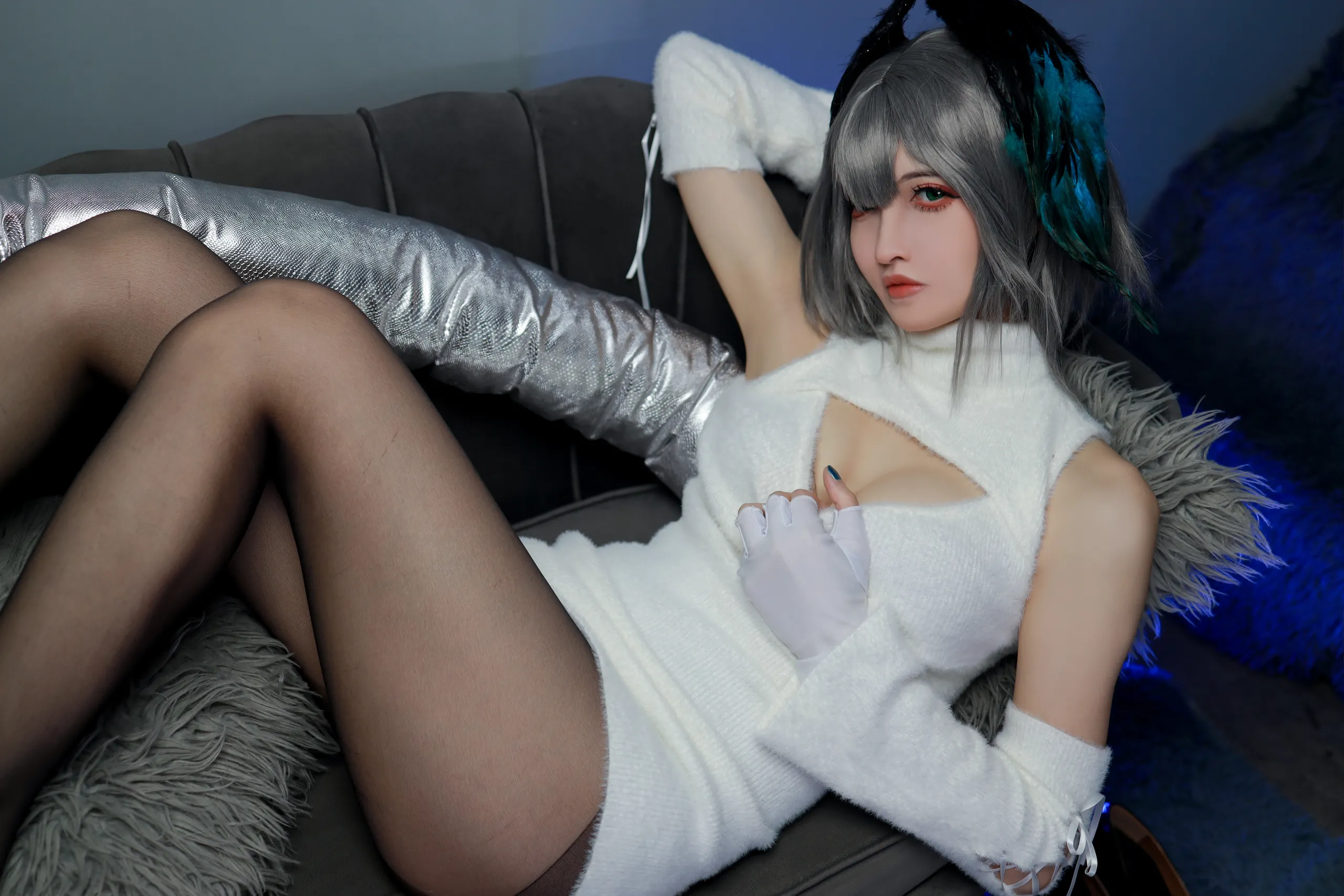 Yamazaki Reina - Áo len thẳng đứng của Arknights Holhaiya