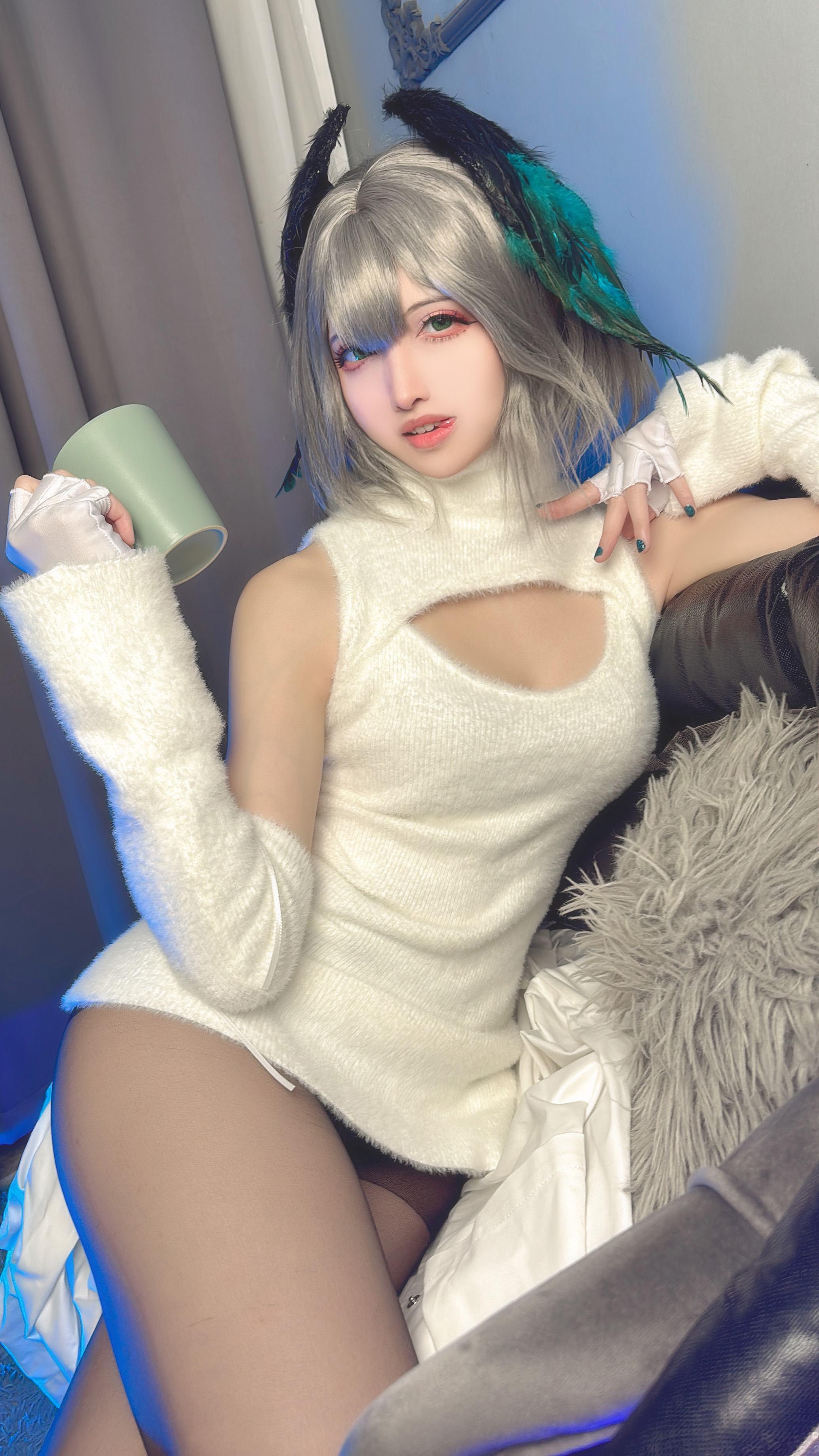 Yamazaki Reina - Áo len thẳng đứng của Arknights Holhaiya