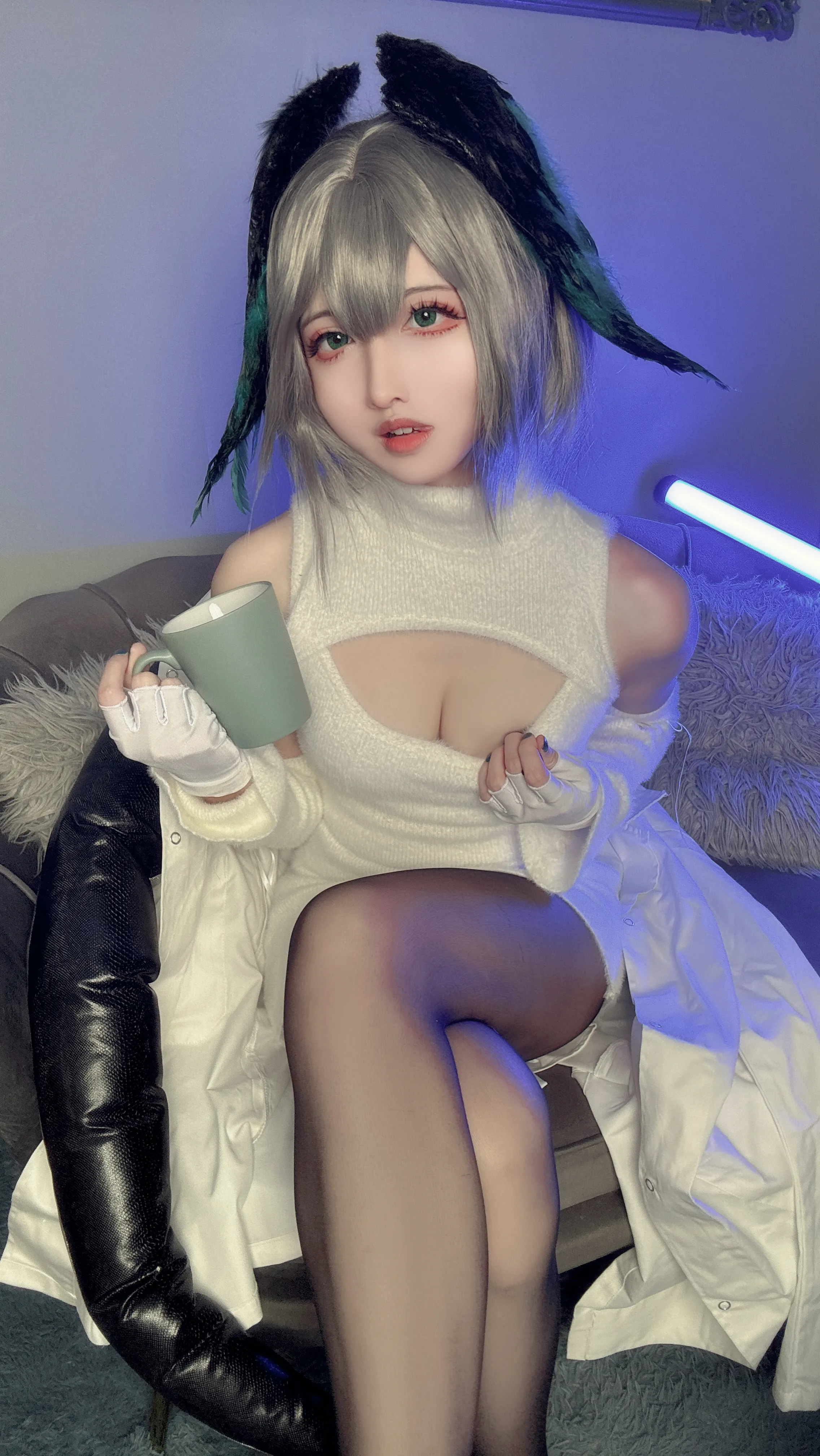 Yamazaki Reina - Áo len thẳng đứng của Arknights Holhaiya