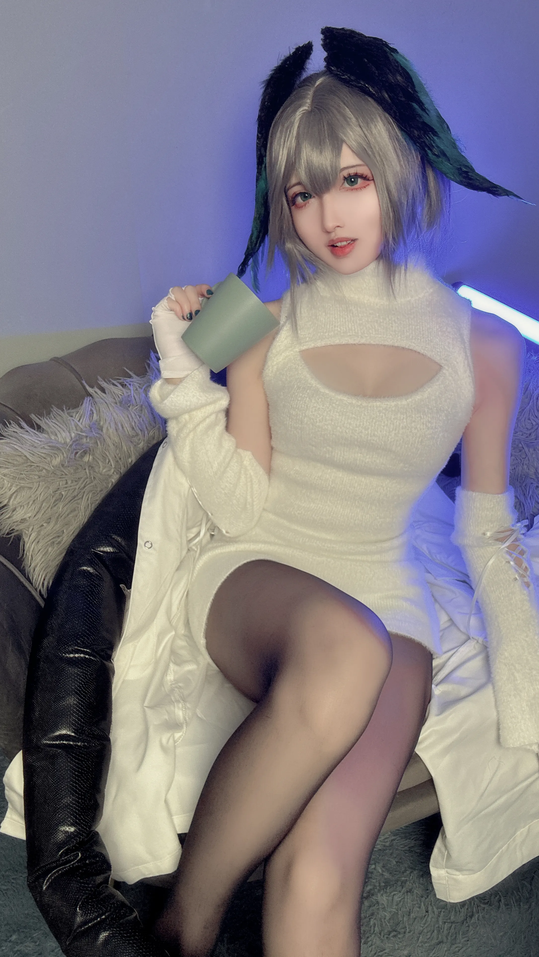 Yamazaki Reina - Áo len thẳng đứng của Arknights Holhaiya