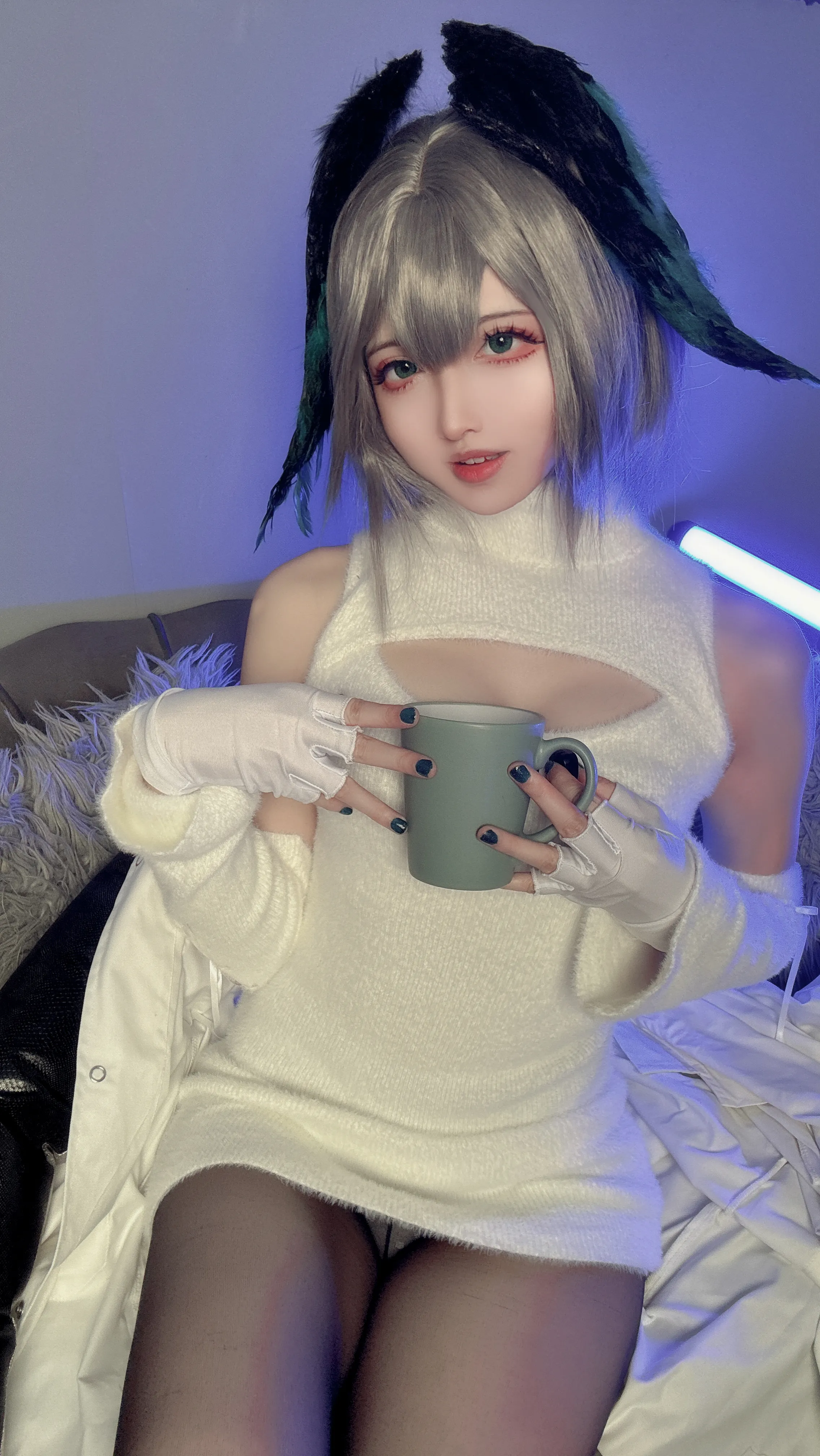 Yamazaki Reina - Áo len thẳng đứng của Arknights Holhaiya