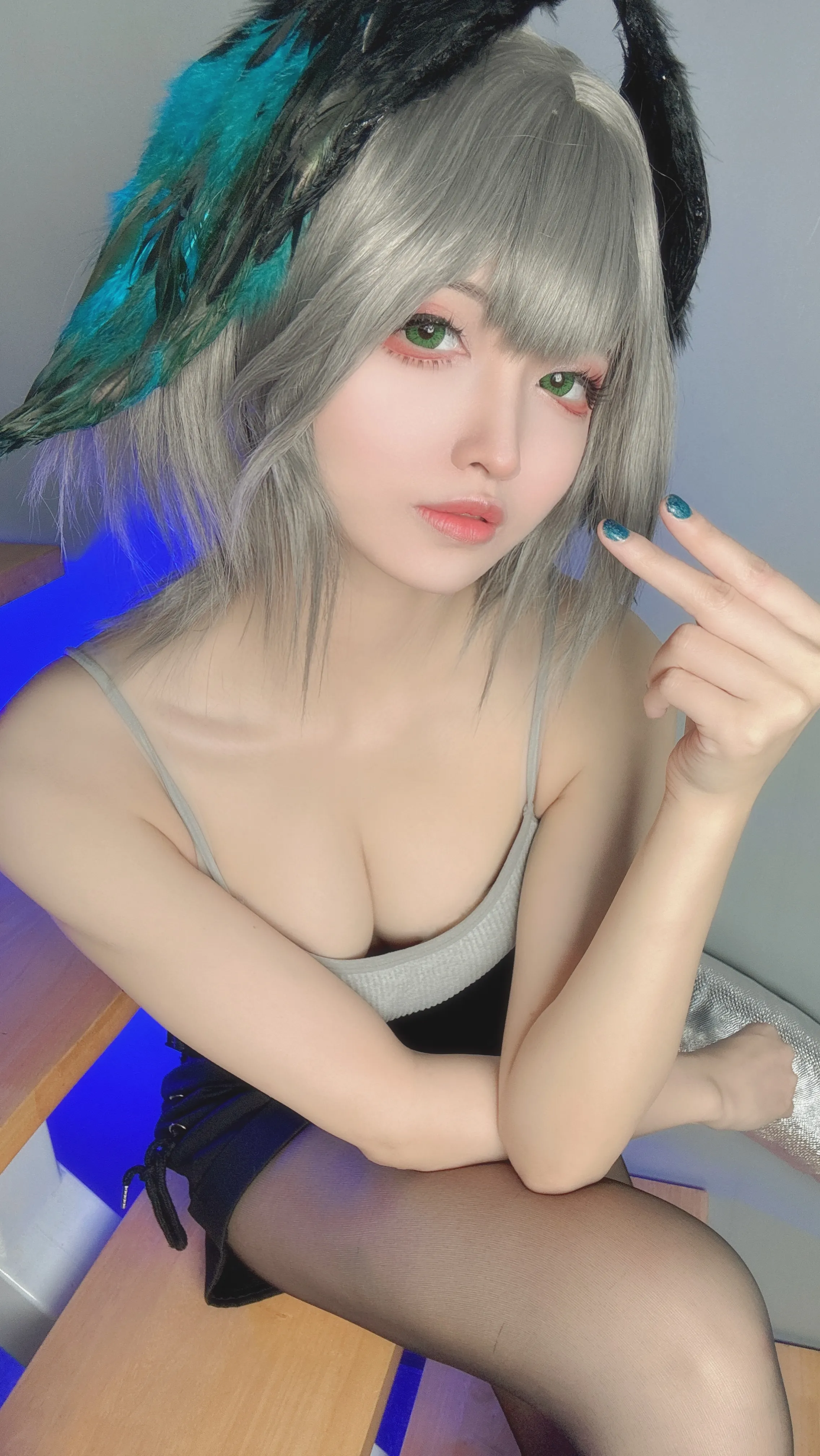 Yamazaki Reina - Áo len thẳng đứng của Arknights Holhaiya