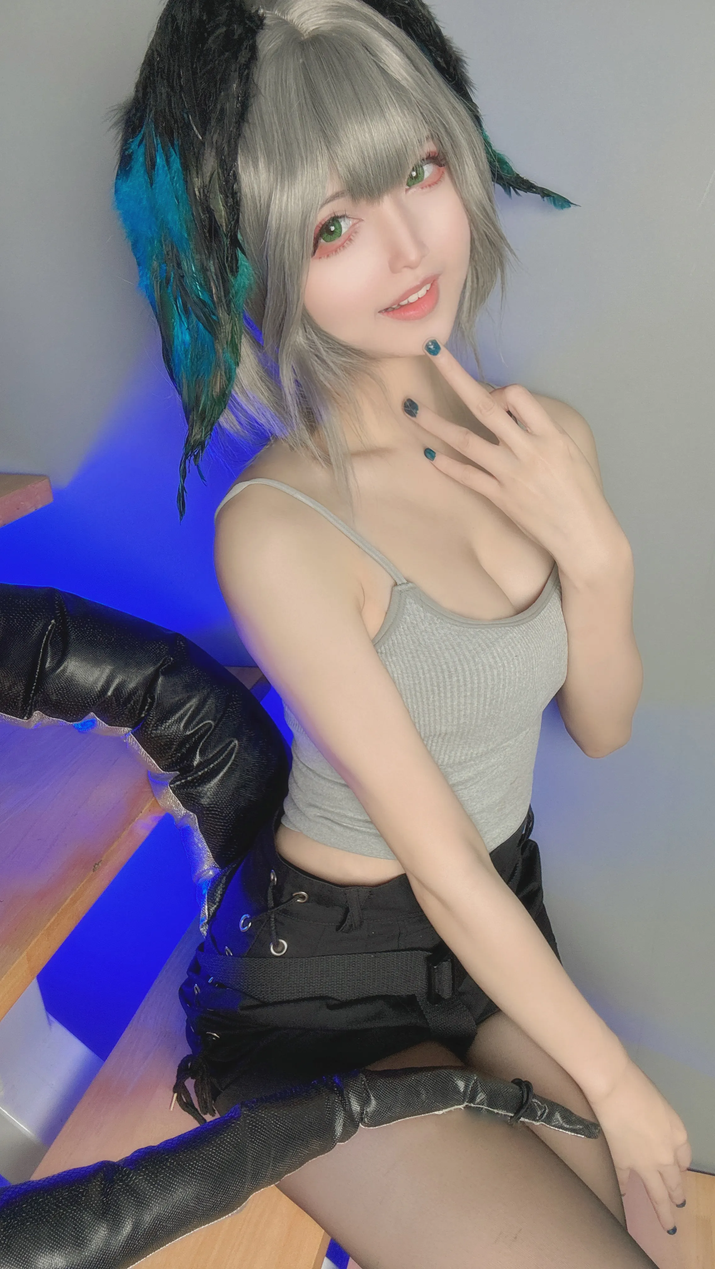 Yamazaki Reina - Áo len thẳng đứng của Arknights Holhaiya