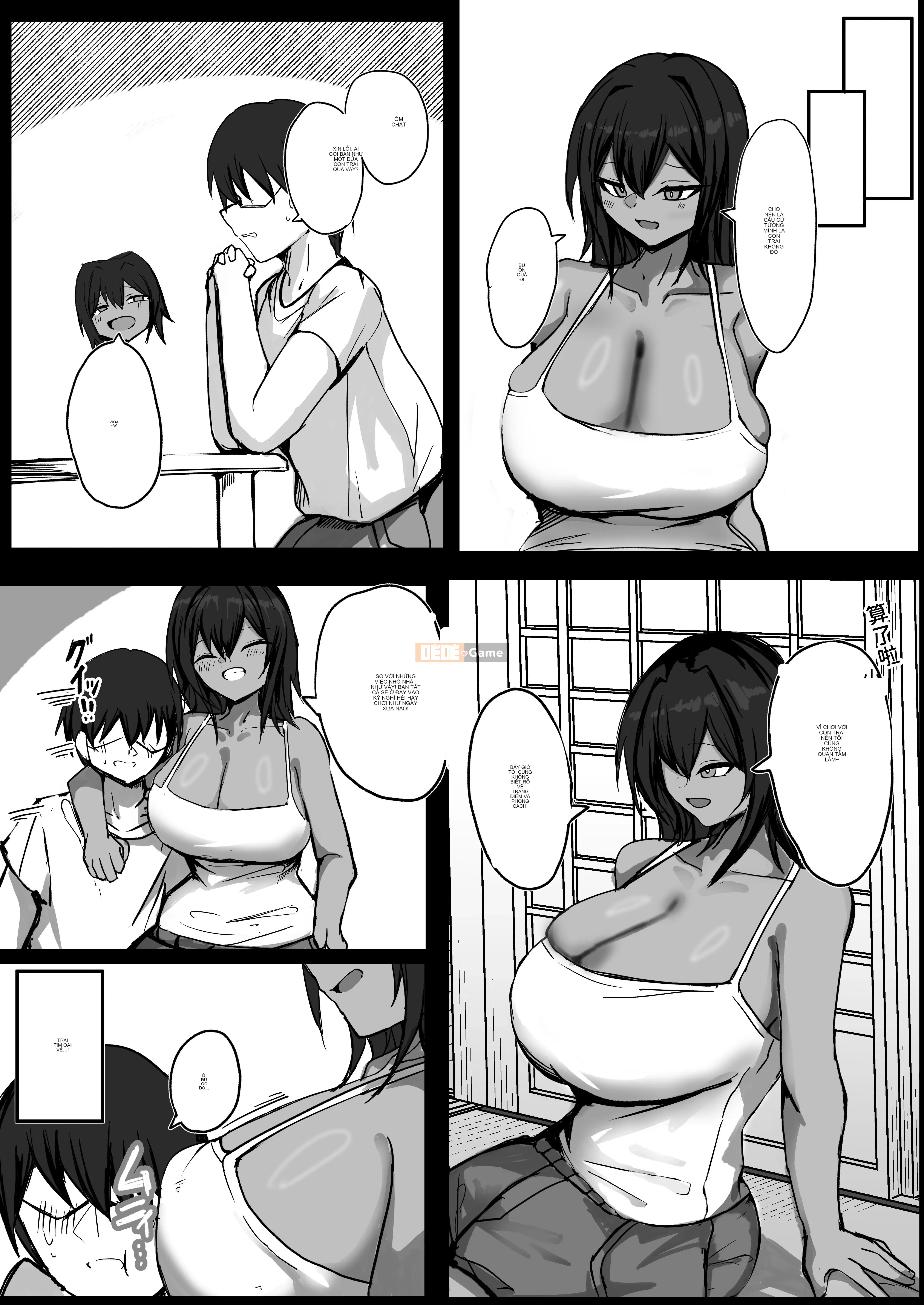 Một cuốn sách để làm với một người bạn thời thơ ấu với bộ ngực da nâu, có màu nâu mà tôi từng nghĩ là một người đàn ông - Phần 1 | Vì nó là trước Nhật Bản, nó là một cuốn sách với bộ ngực có làn da màu nâu, Busty, Om