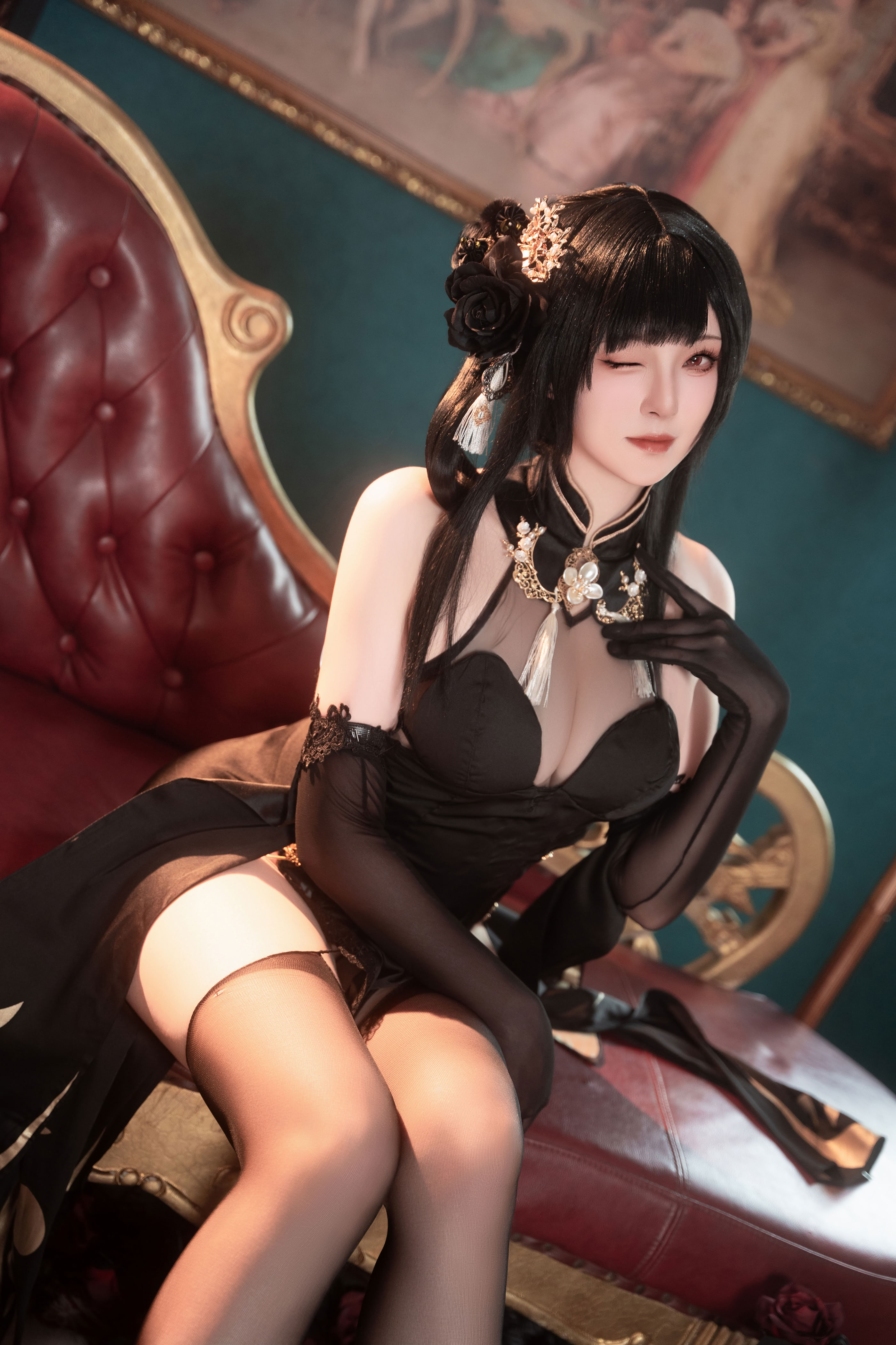 Natsko Xia Xiazi - Azur Lane Zhenhai sườn xám