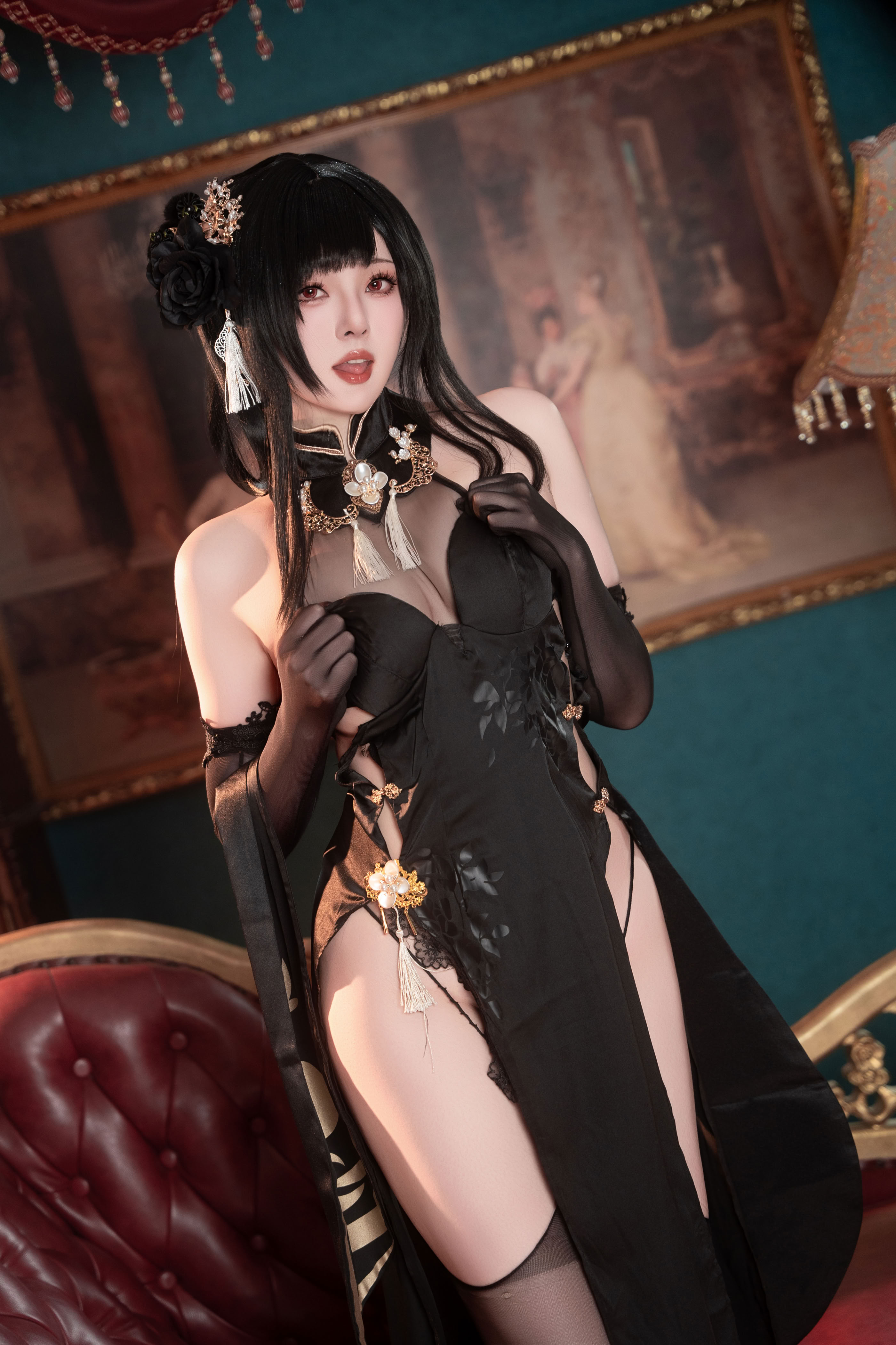 Natsko Xia Xiazi - Azur Lane Zhenhai sườn xám