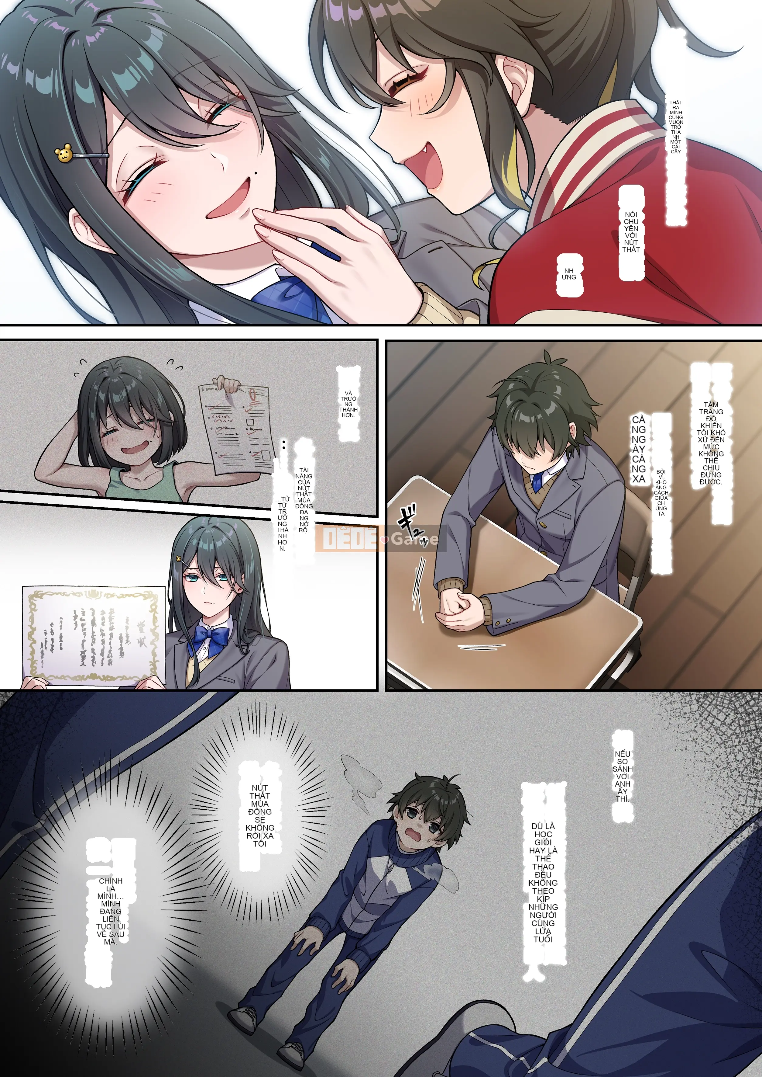 Người bạn thời thơ ấu to lớn và lạnh lùng của tôi chiều chuộng tôi đến tận cùng | Học sinh trung học, dễ thương, lạnh lùng và kiêu ngạo Ome cà kheo giống Rugia, bản ngã sơn mài như Rugia