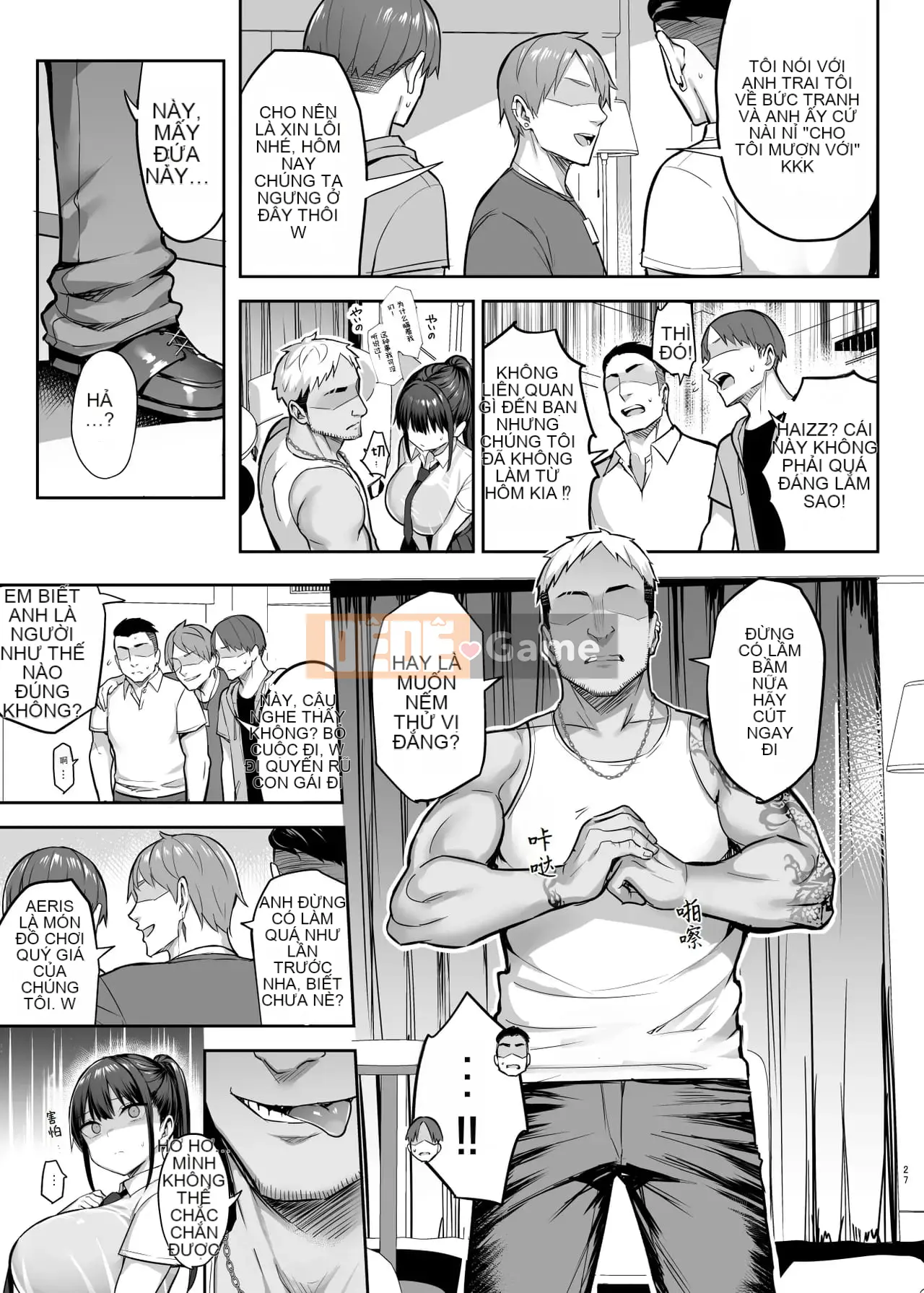 Bảy ngày người bạn thuở nhỏ ngực bự mà tôi yêu quý bấy lâu nay bị bọn côn đồ chơi đùa