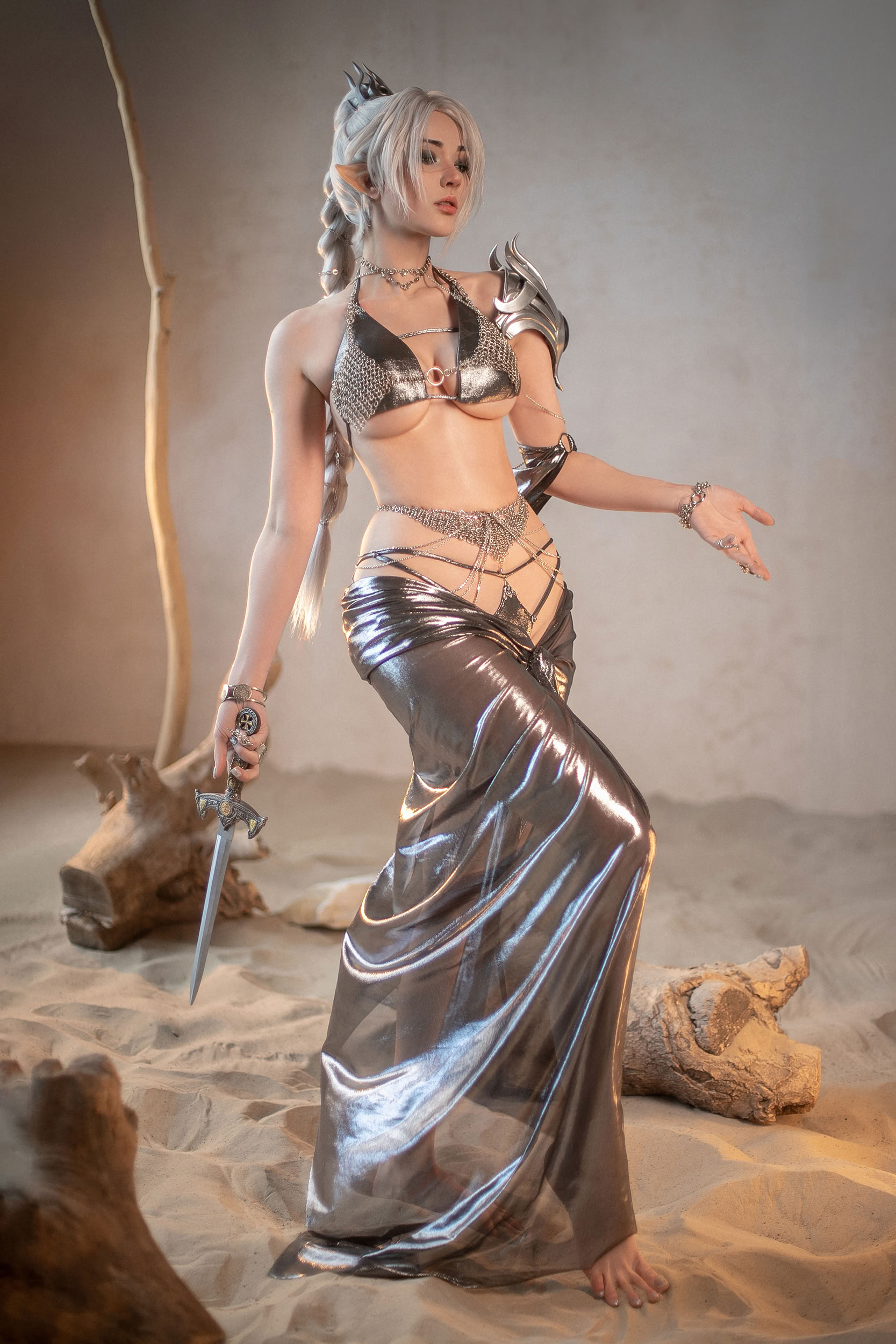 Misaki Sai - Shadowheart (Đồ lót bạc)