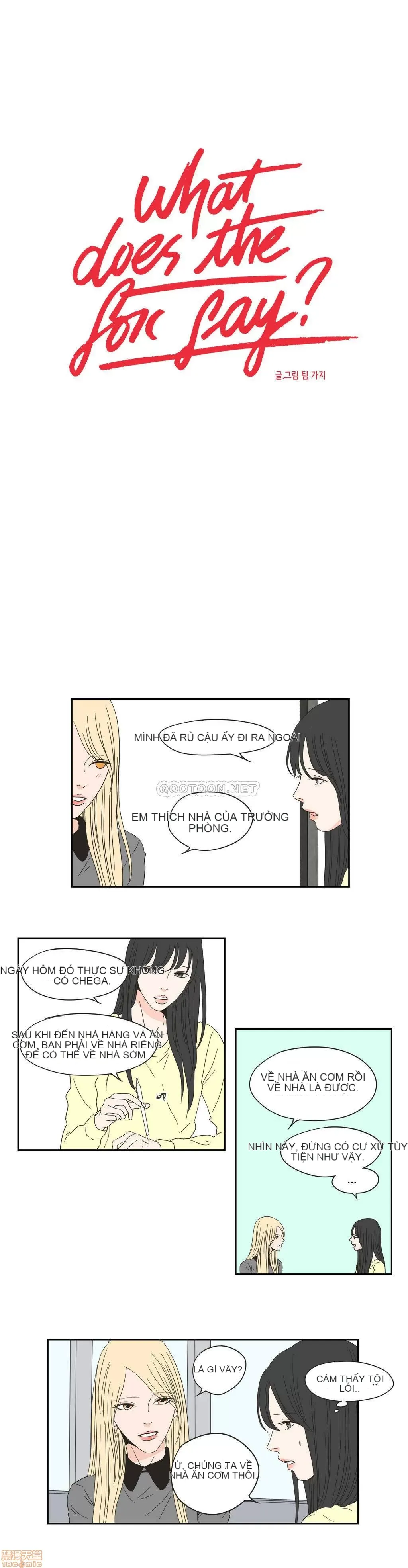 Cái gì -Làm -con cáo -Nói Chương 1-134