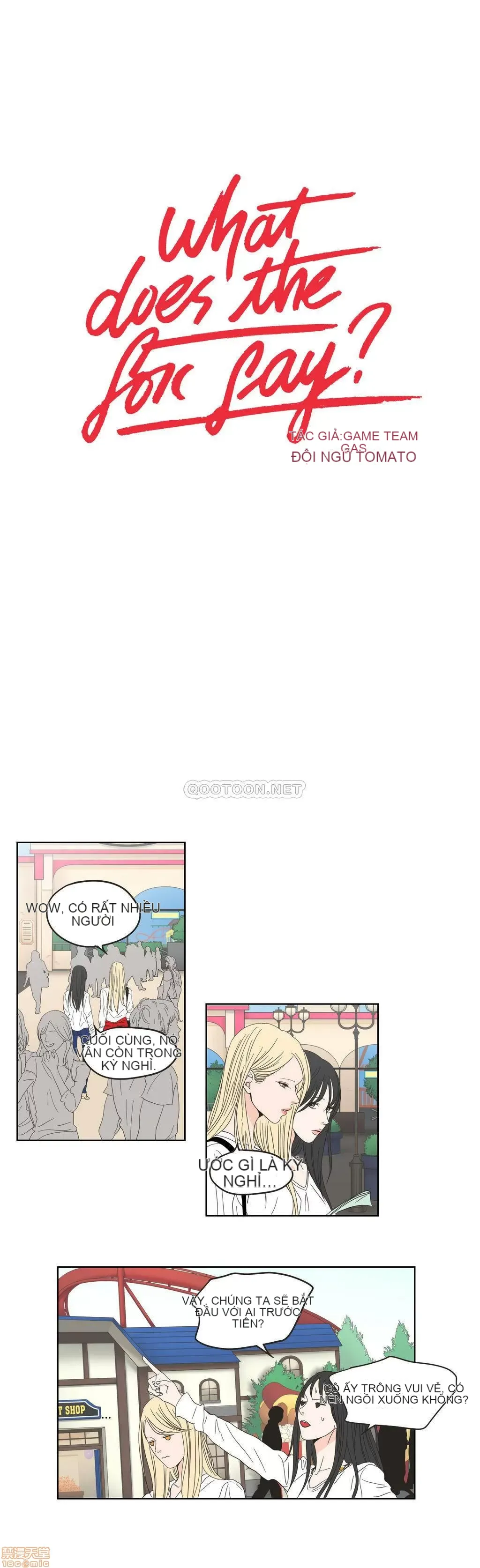 Cái gì -Làm -con cáo -Nói Chương 1-134