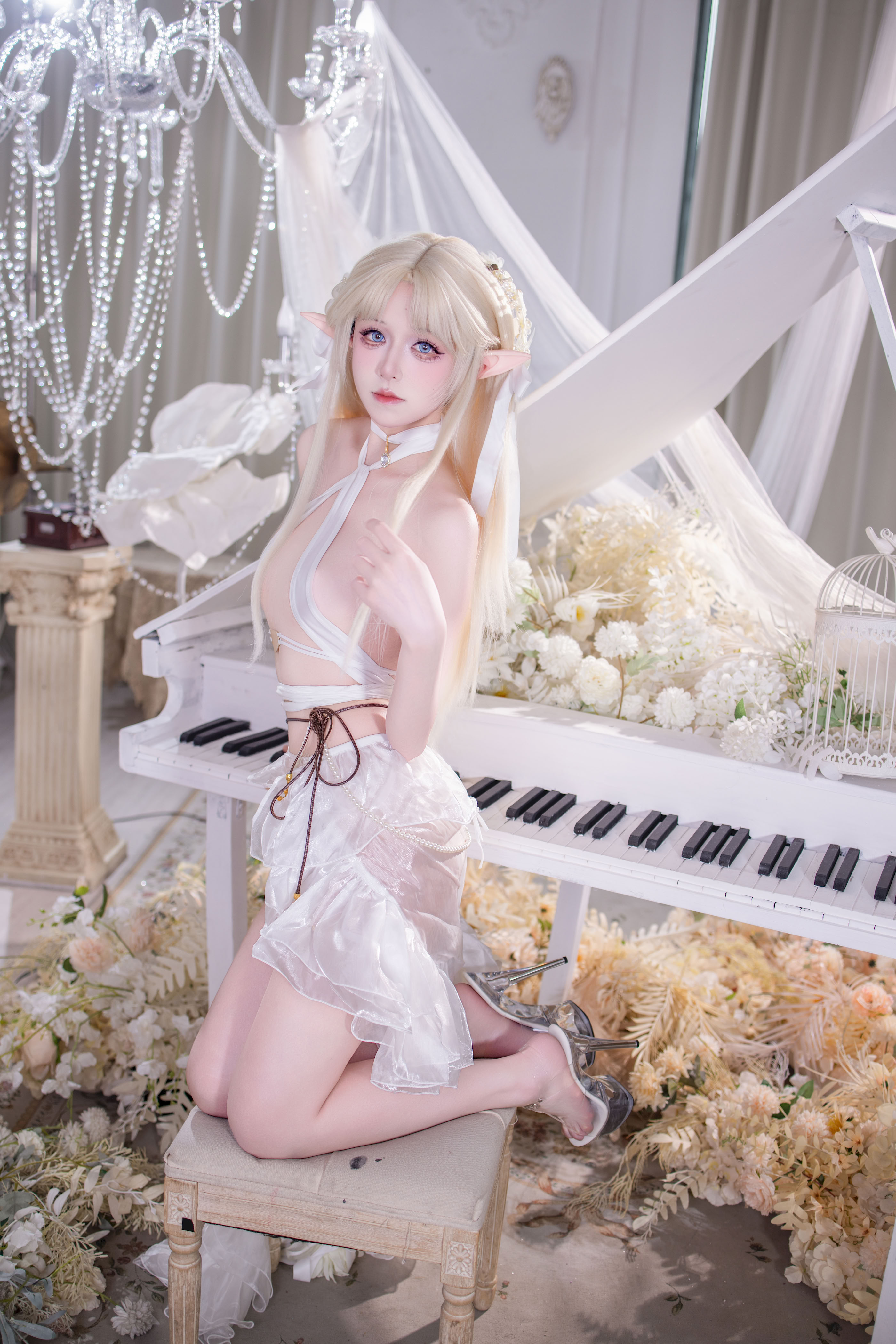 Fusu gỗ đôi - Azur Lane Brest White Angel