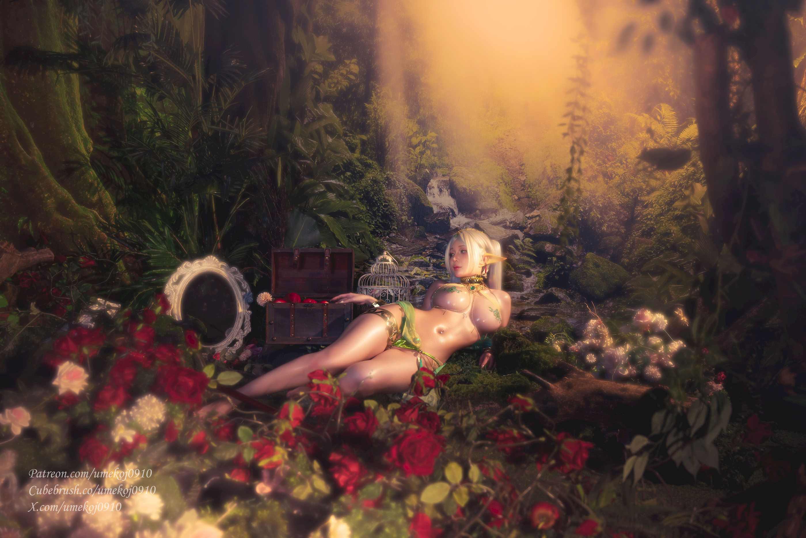 Umeko J - Trang phục Friieren x Rukkhadevata 「Frieren: Beyond Journey's End」