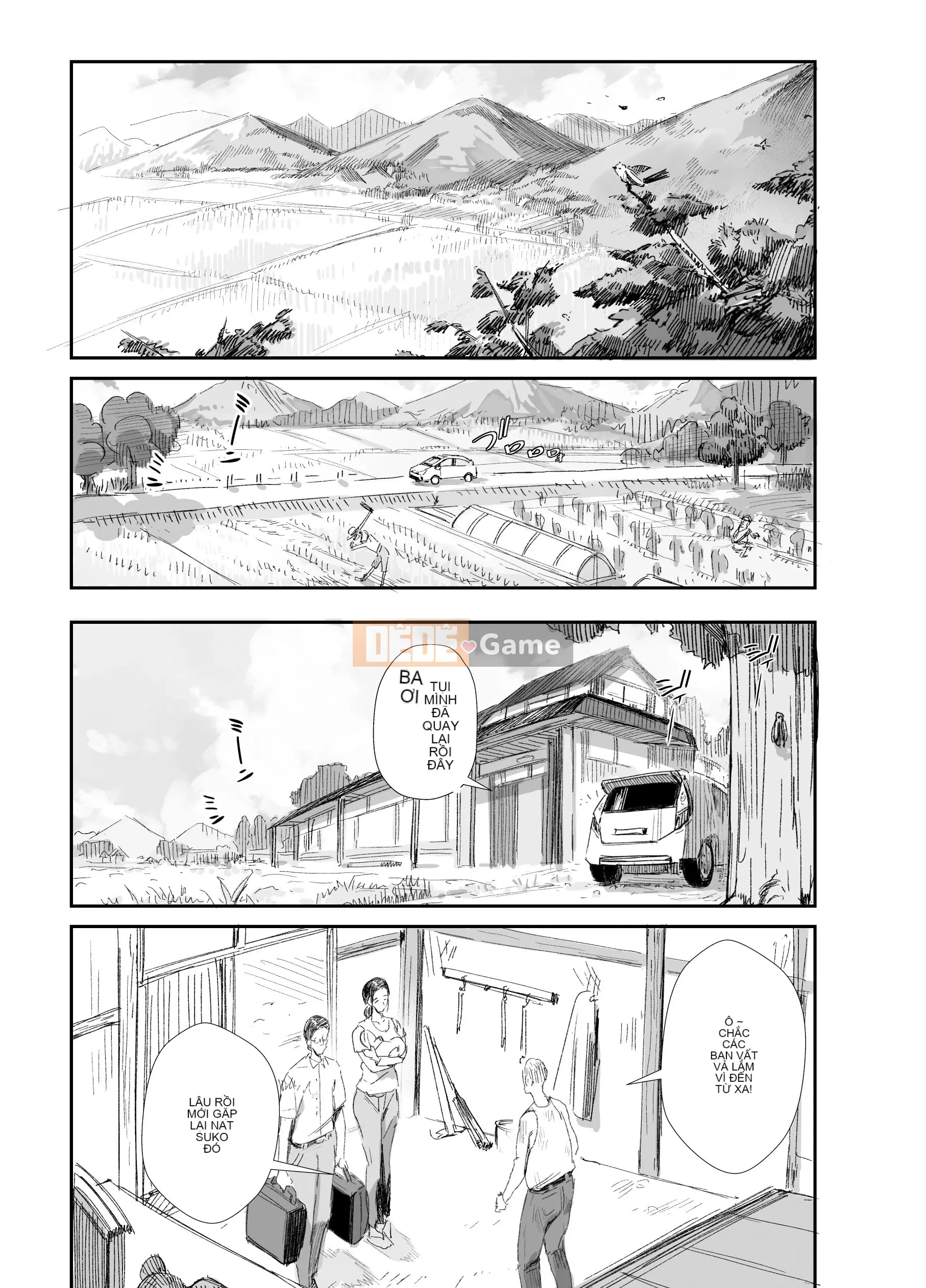 Bố vợ bẩn thỉu và vợ nuôi con sống ở quê