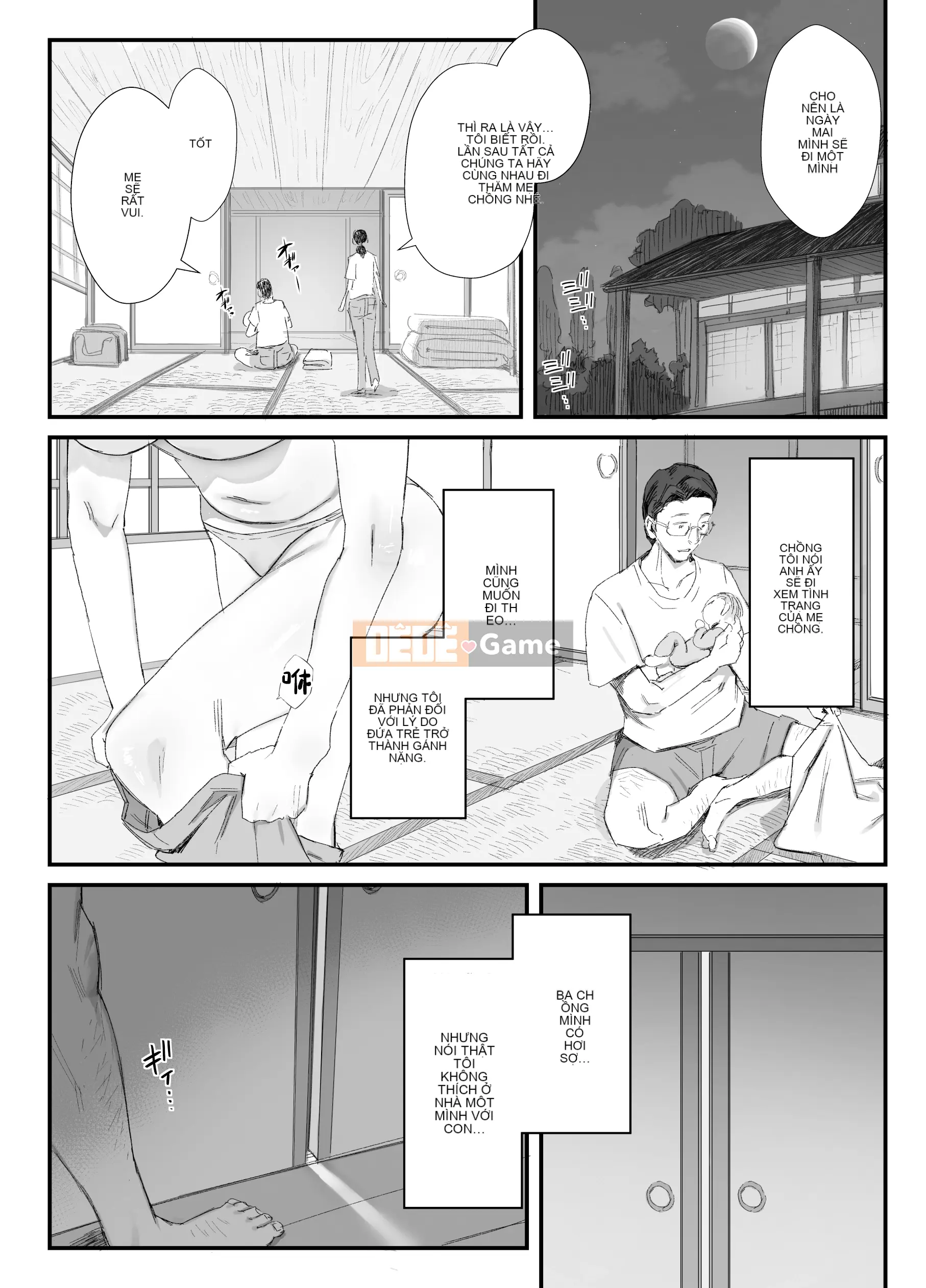 Bố vợ bẩn thỉu và vợ nuôi con sống ở quê