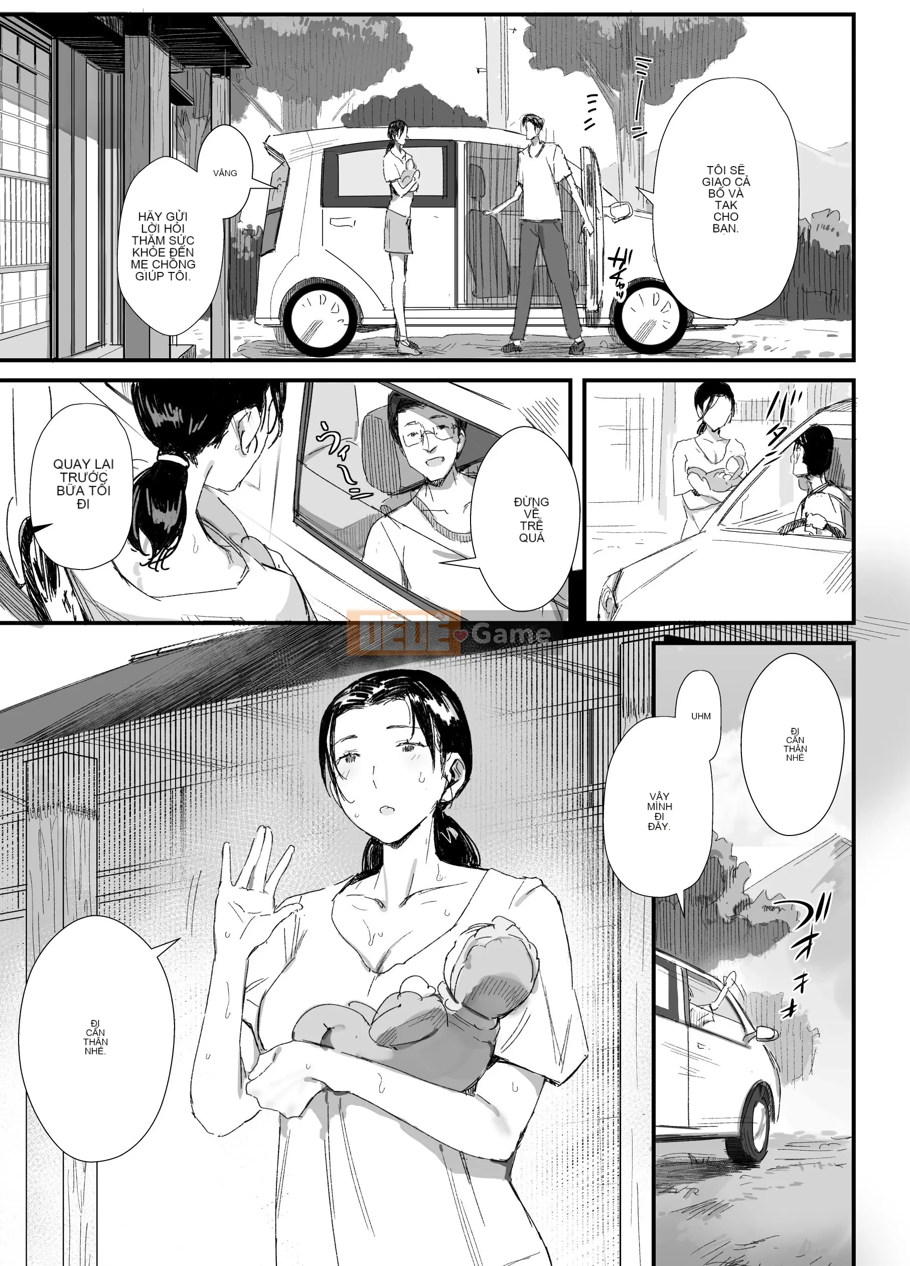 Bố vợ bẩn thỉu và vợ nuôi con sống ở quê