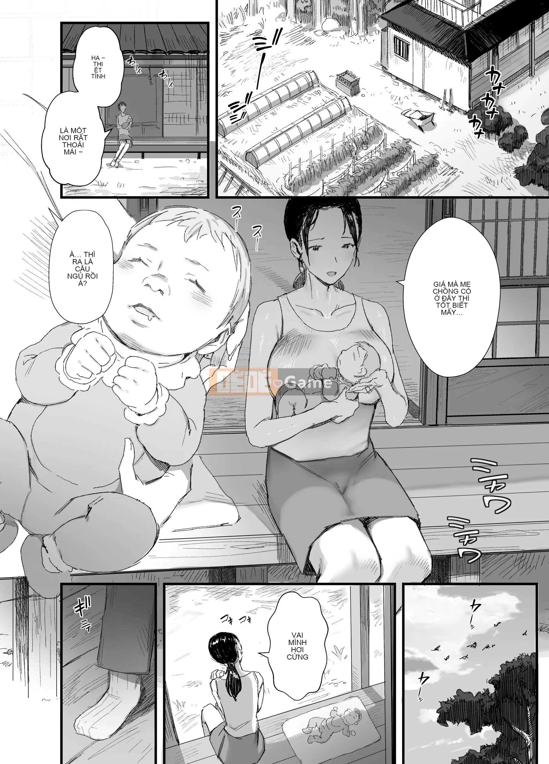 Bố vợ bẩn thỉu và vợ nuôi con sống ở quê