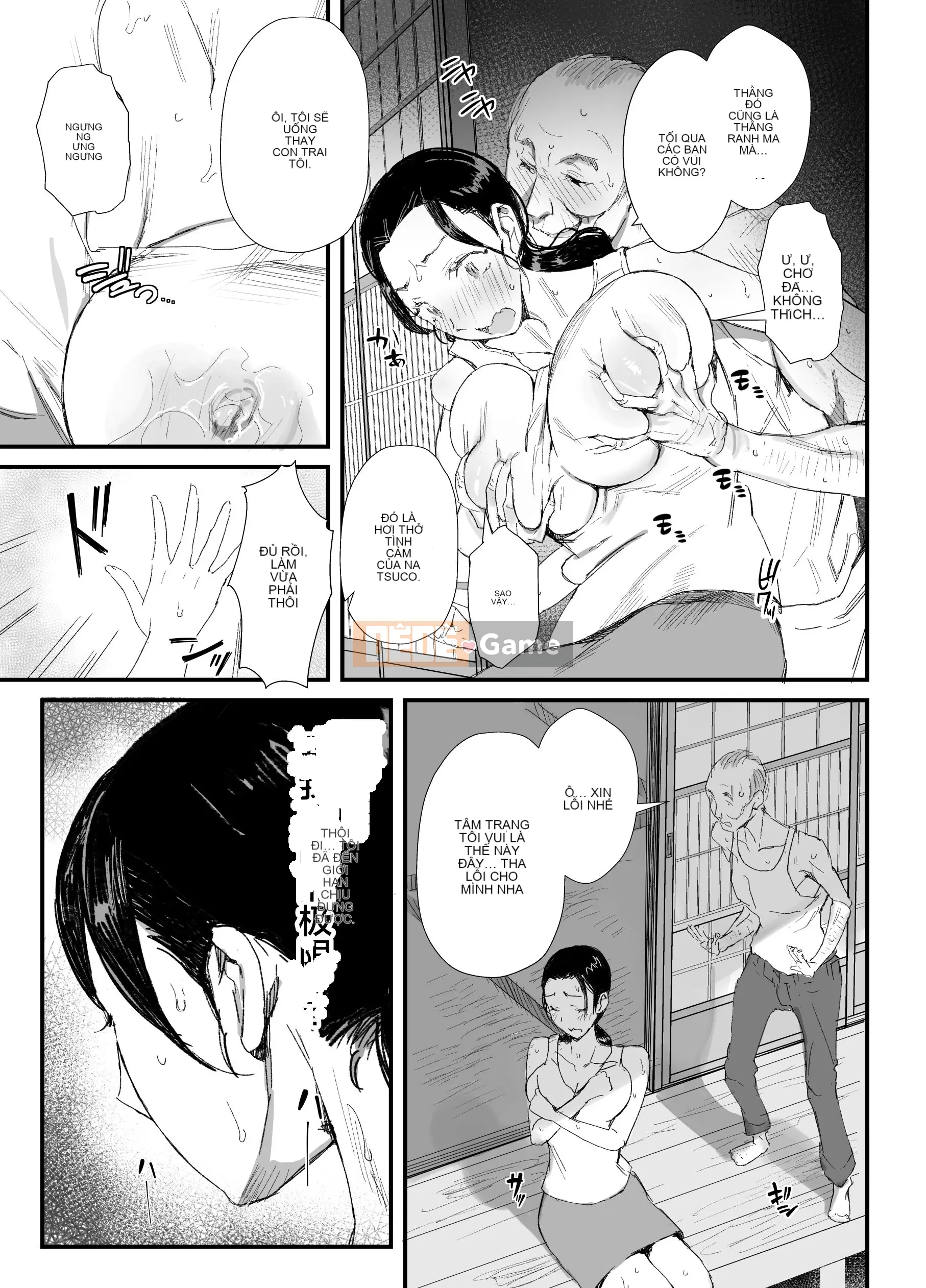 Bố vợ bẩn thỉu và vợ nuôi con sống ở quê