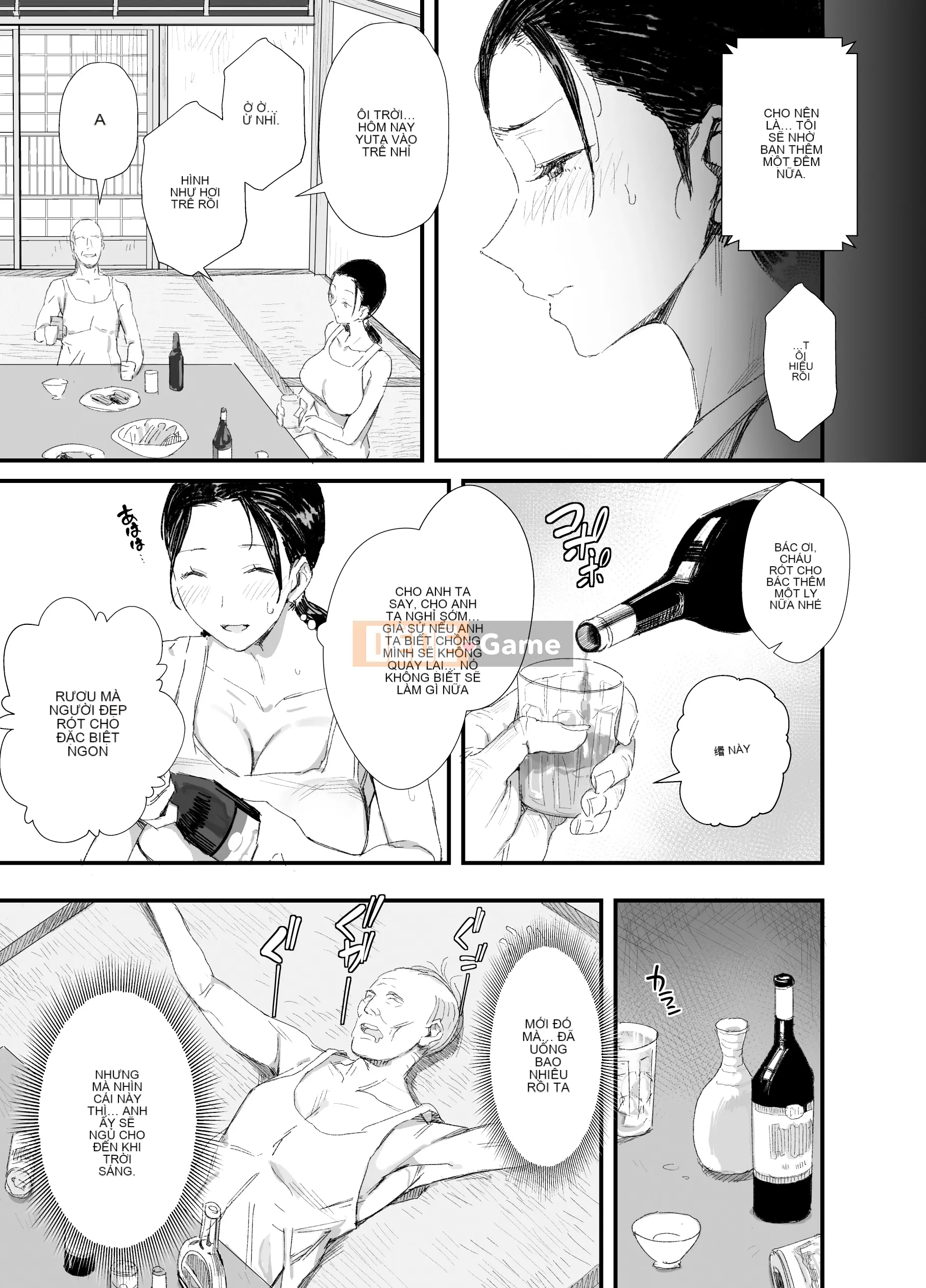 Bố vợ bẩn thỉu và vợ nuôi con sống ở quê