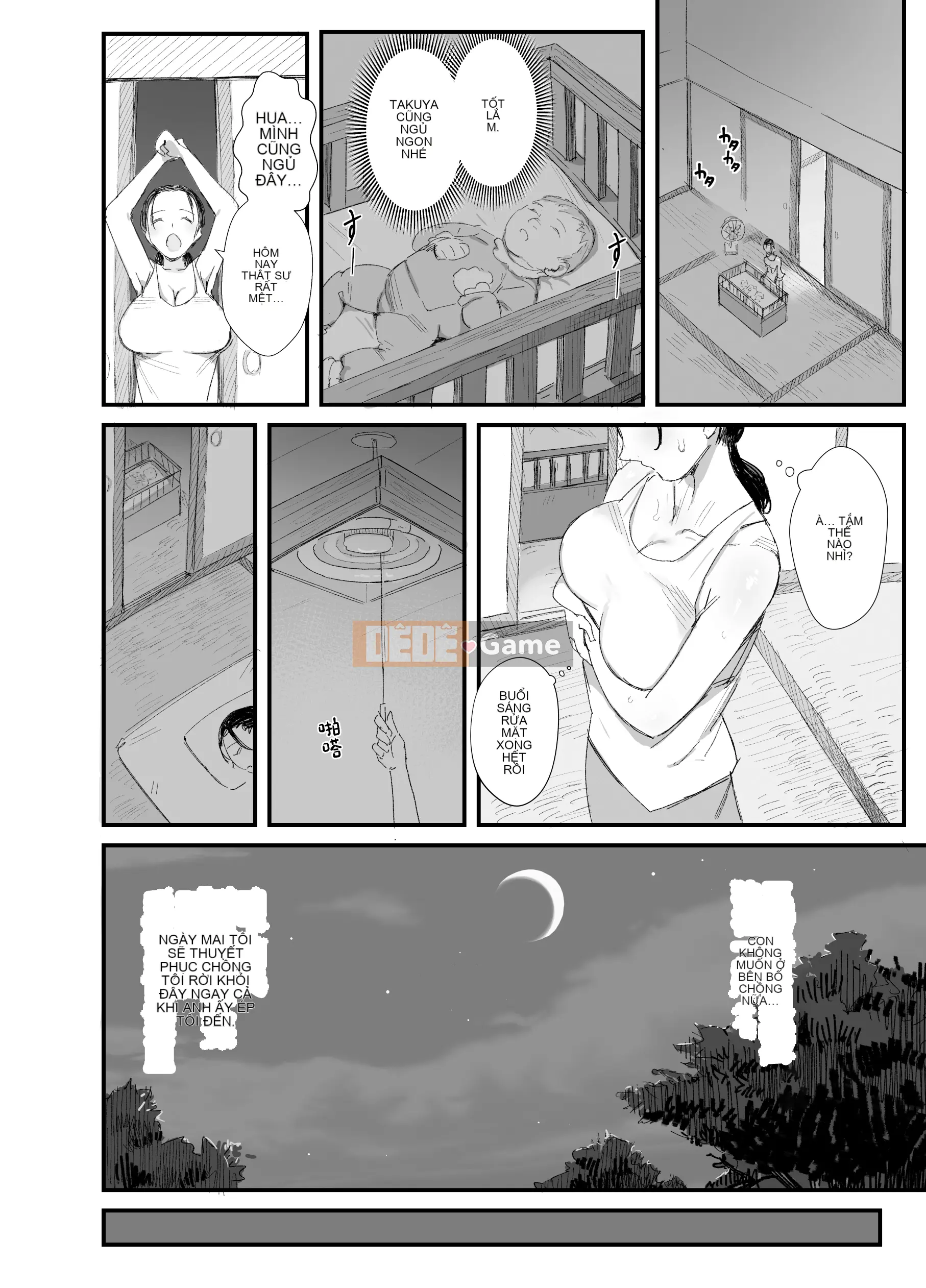 Bố vợ bẩn thỉu và vợ nuôi con sống ở quê