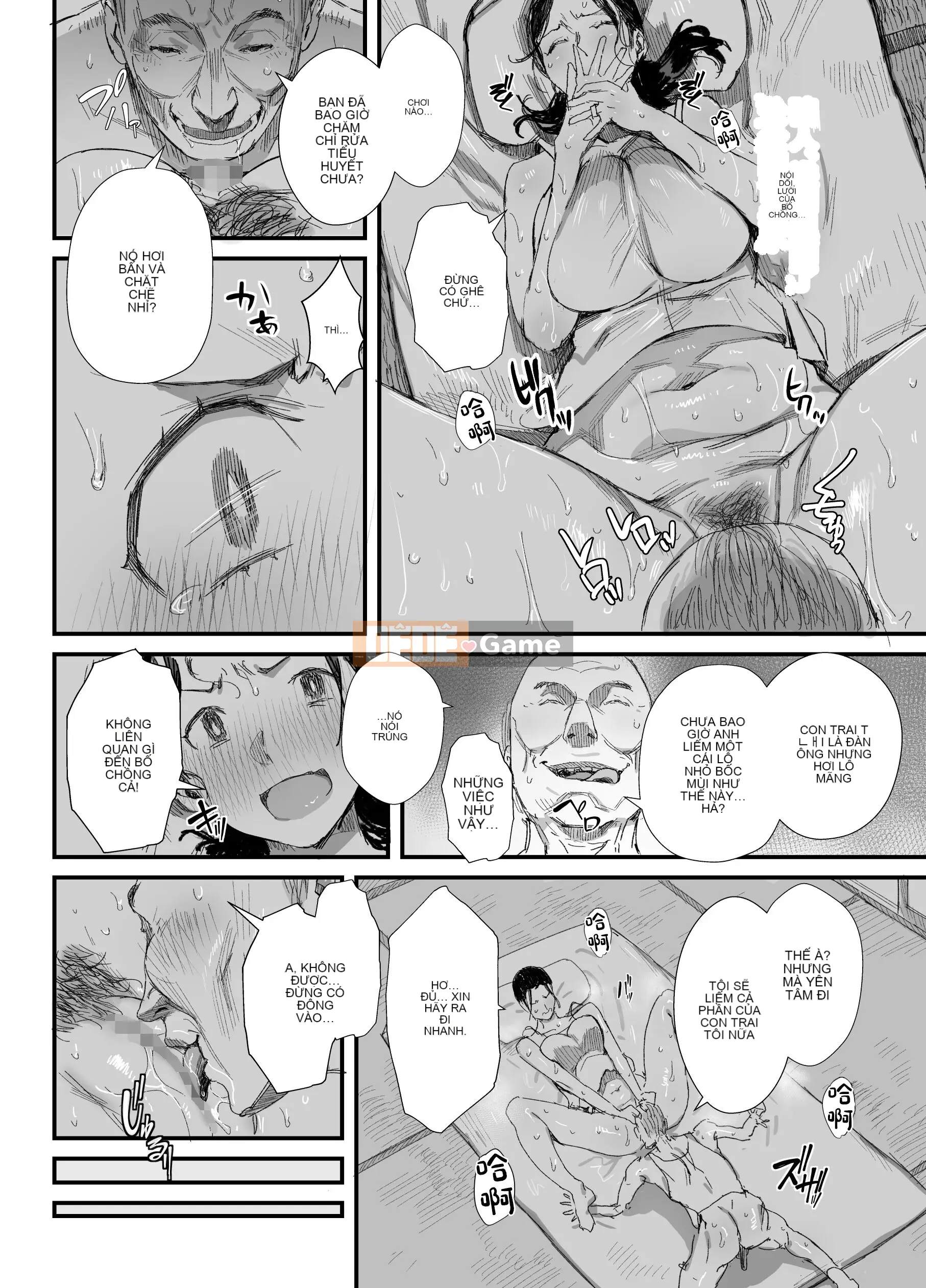 Bố vợ bẩn thỉu và vợ nuôi con sống ở quê