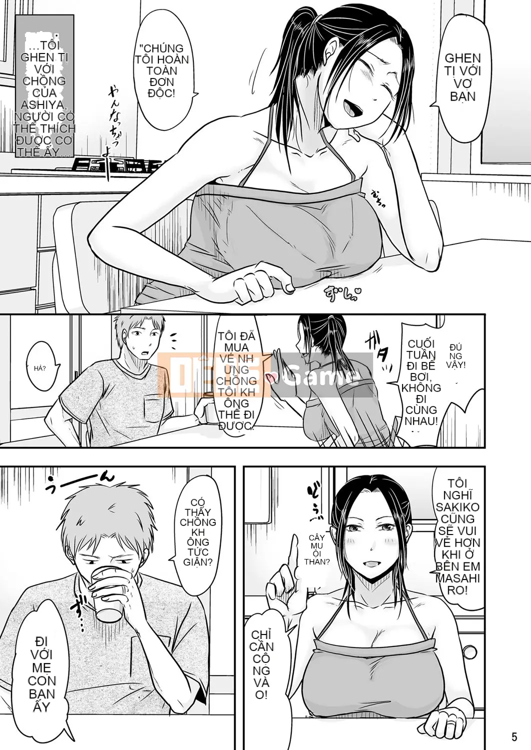 Vợ đi vắng, tôi kết bạn với mẹ + Hè nào tôi cũng quan hệ với bố chồng