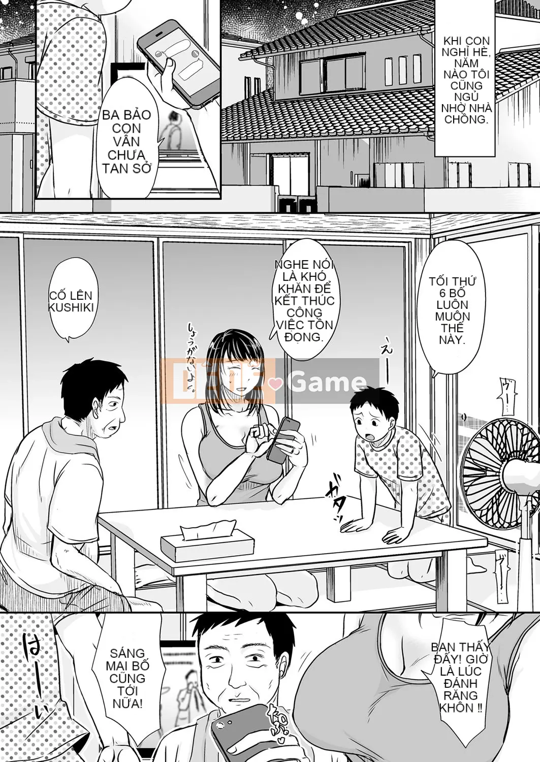 Vợ đi vắng, tôi kết bạn với mẹ + Hè nào tôi cũng quan hệ với bố chồng