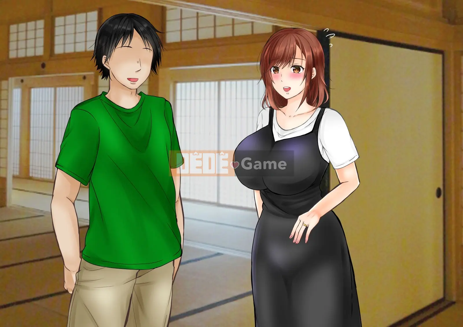 (Doujin CG bộ sưu tập) Vợ ngực bự hoàn toàn đổ gục trước bố chồng