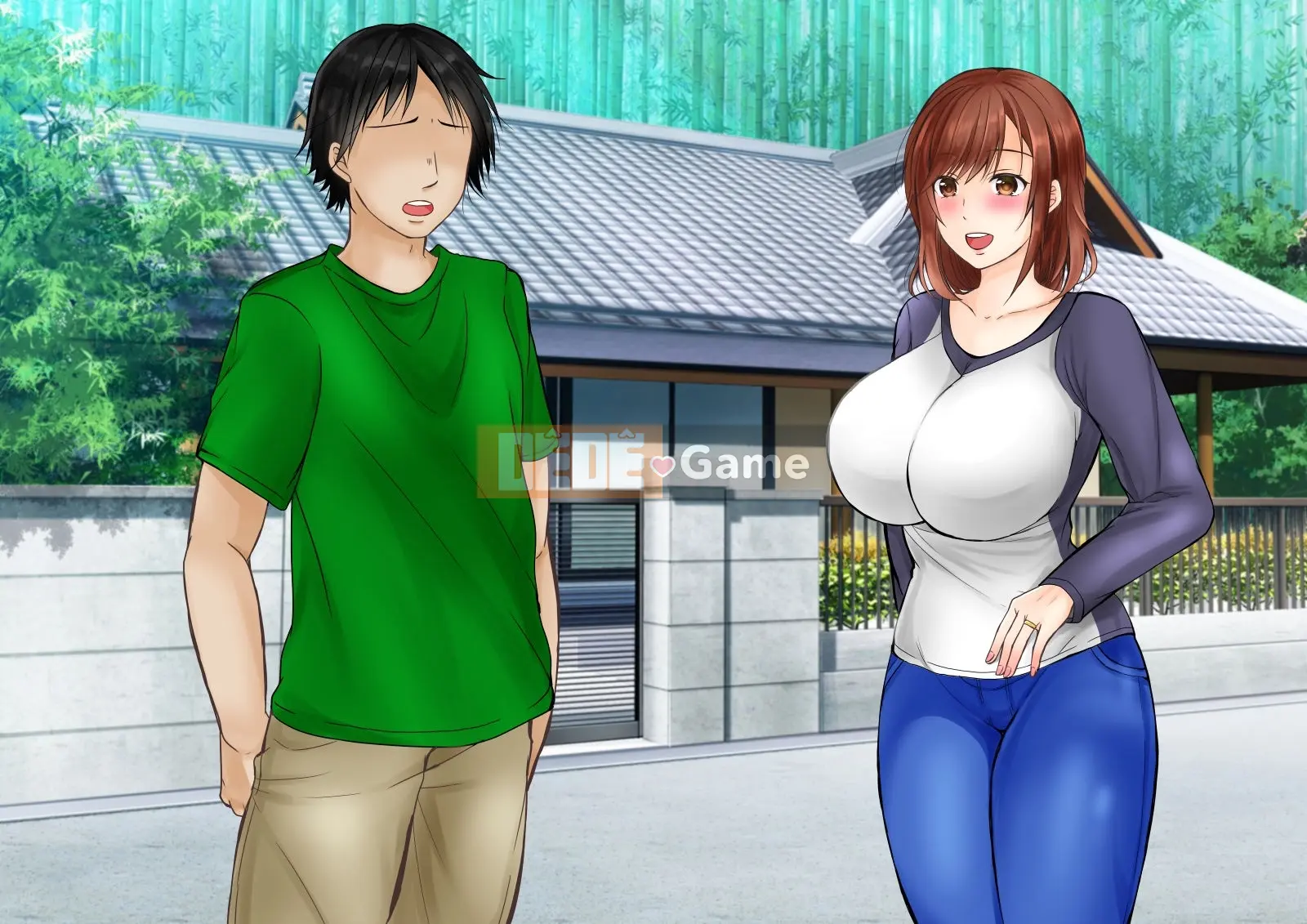 (Doujin CG bộ sưu tập) Vợ ngực bự hoàn toàn đổ gục trước bố chồng