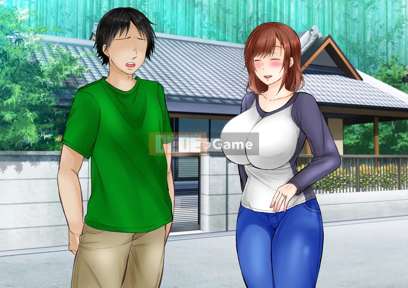 (Doujin CG bộ sưu tập) Vợ ngực bự hoàn toàn đổ gục trước bố chồng