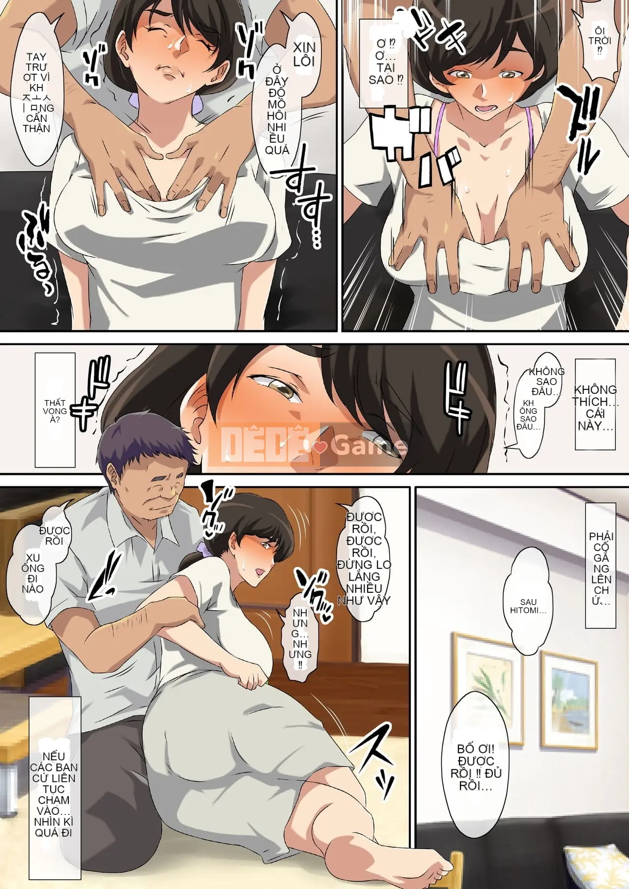 Vợ con trai bức xúc biến thành con khốn với cặc của bố dượng