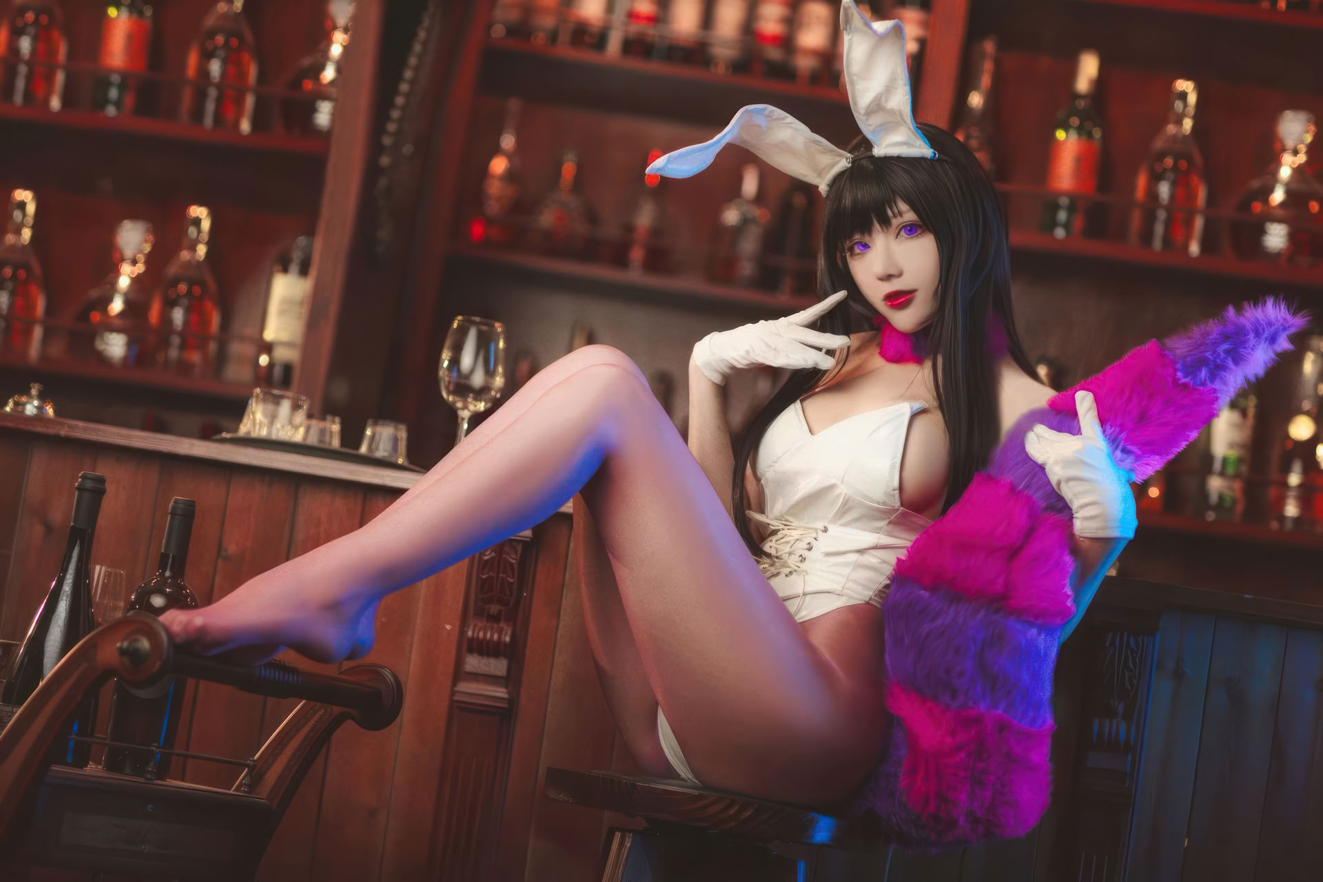 Khối pho mát wii ma quỷ em gái cô gái thỏ