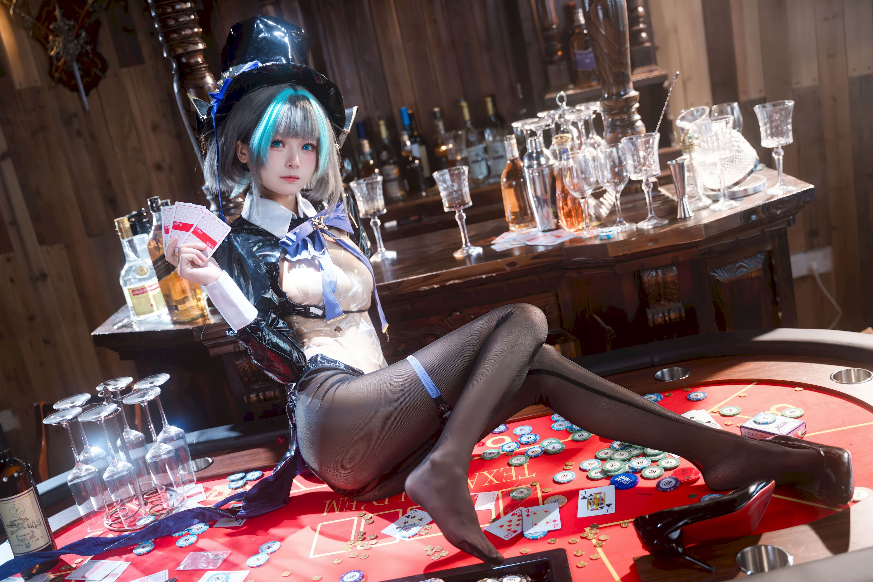 Nine Seven Meow Azur Lane Cheshire Bunny